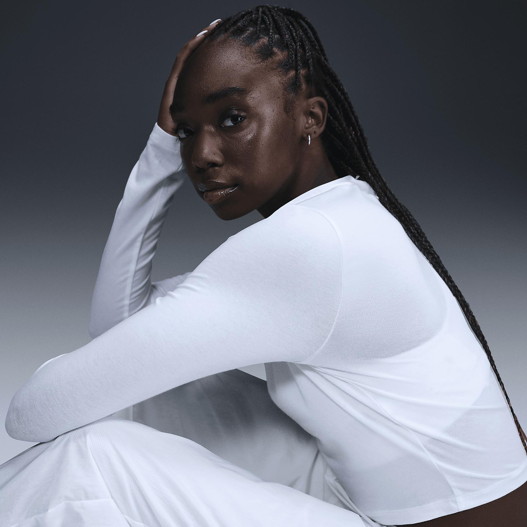 Women's Nike Sportswear Chill Knit Slim Long-Sleeve Cropped Top Product Image