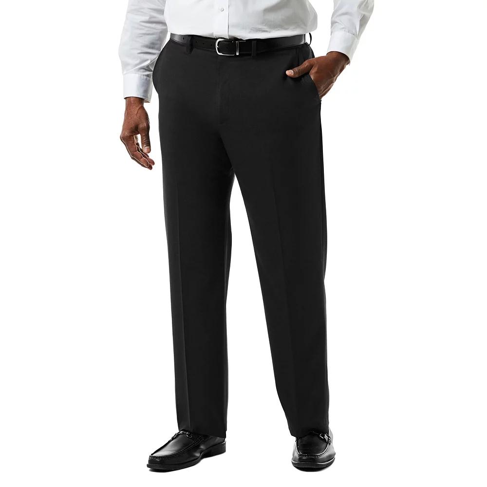 Big & Tall J.M. Haggar Premium Classic-Fit Sharkskin Stretch Flat-Front Suit Pants, Men's,  Product Image