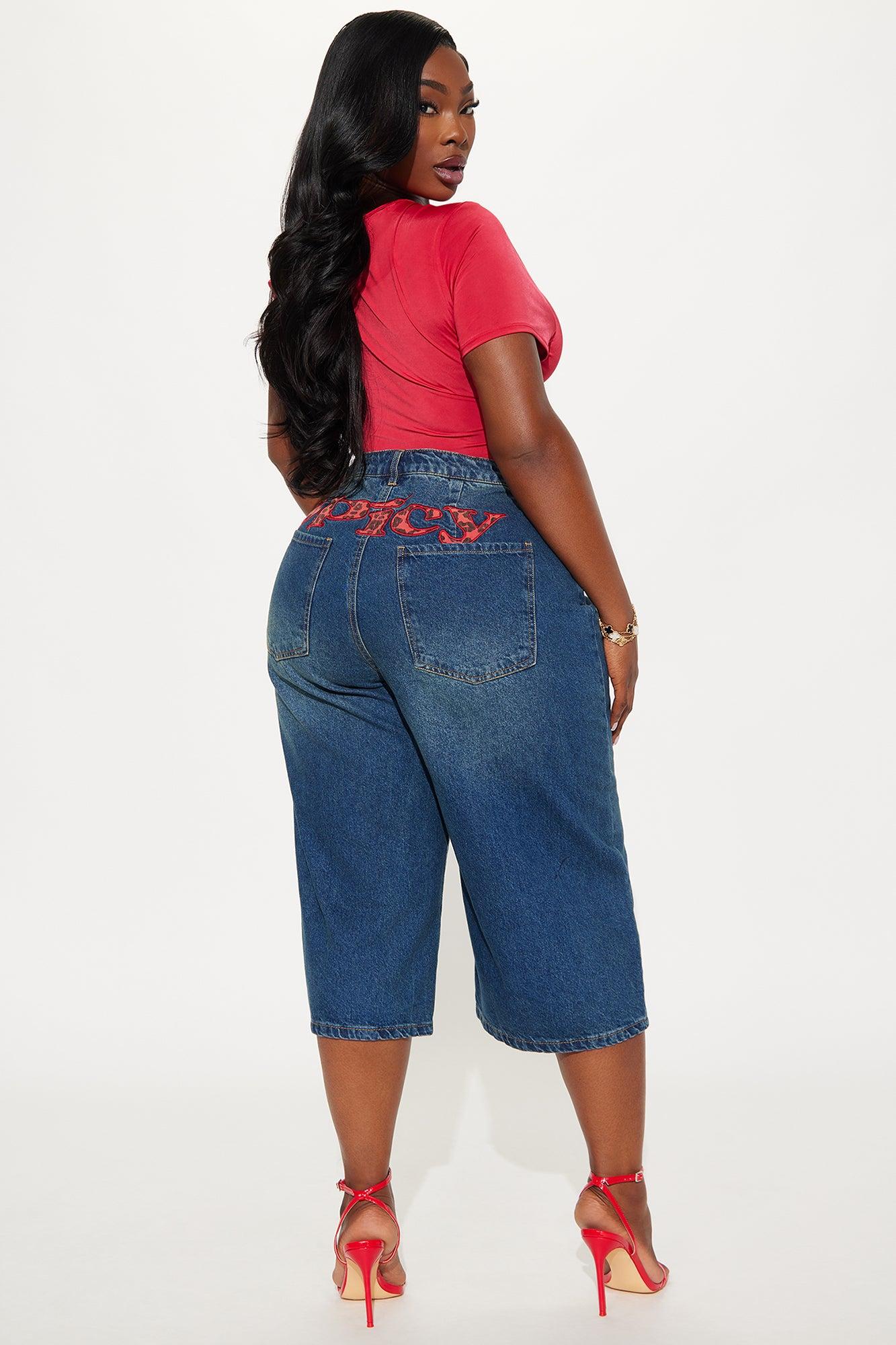 South Street Spicy Denim Jorts - Dark Wash Product Image