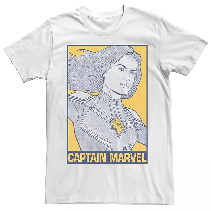 Men's Marvel Avengers Pop Captain Marvel Tee,  Product Image