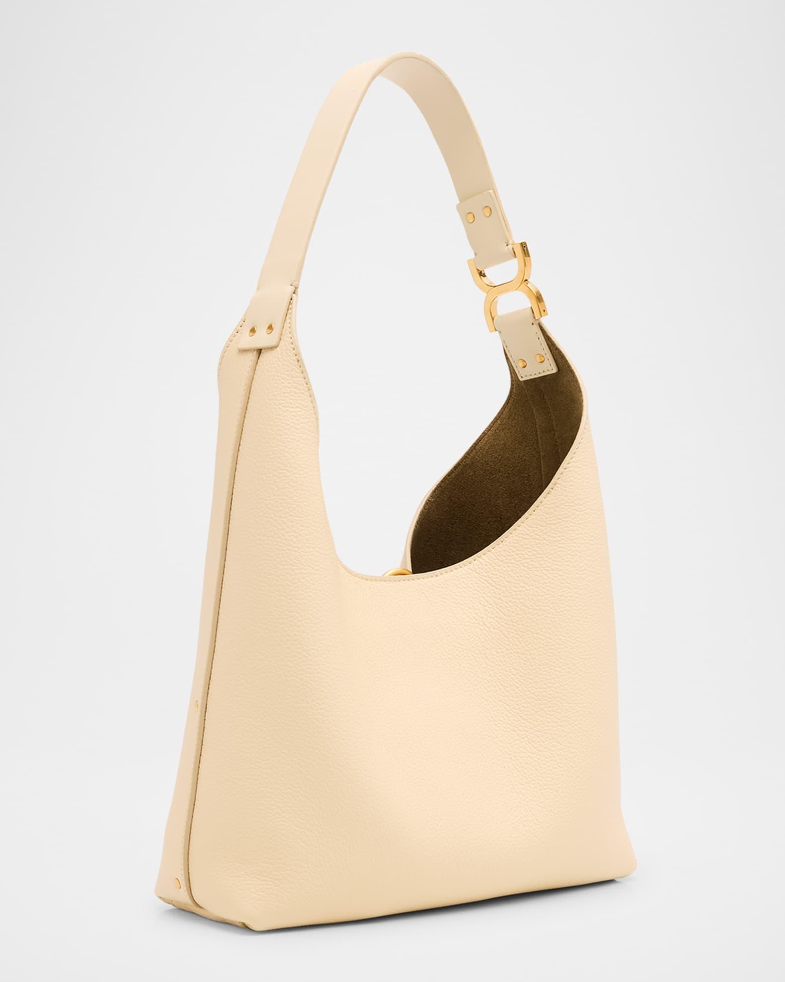 Marcie Small Hobo Bag in Grained Calfskin Product Image