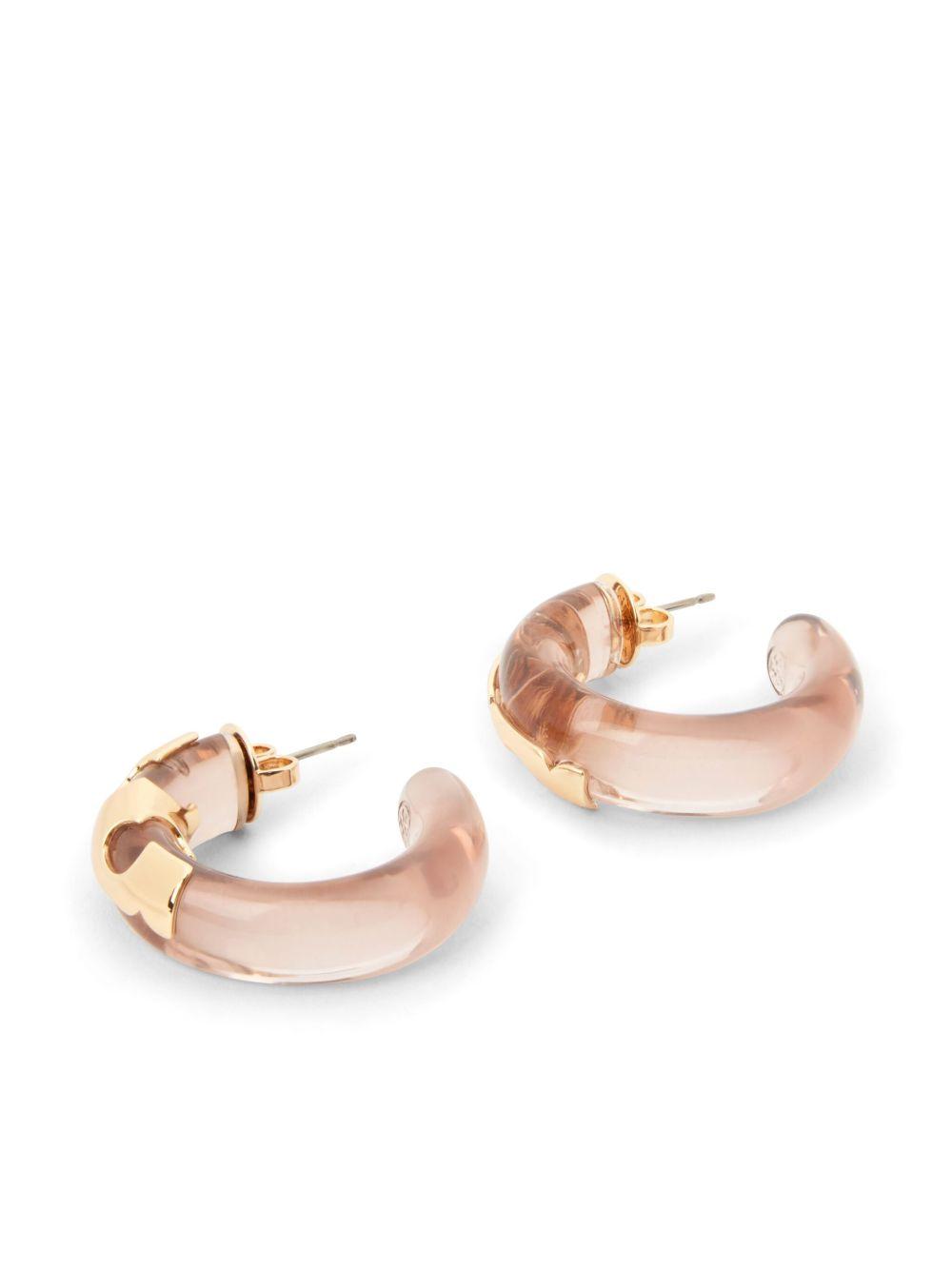 resin hoop earrings Product Image