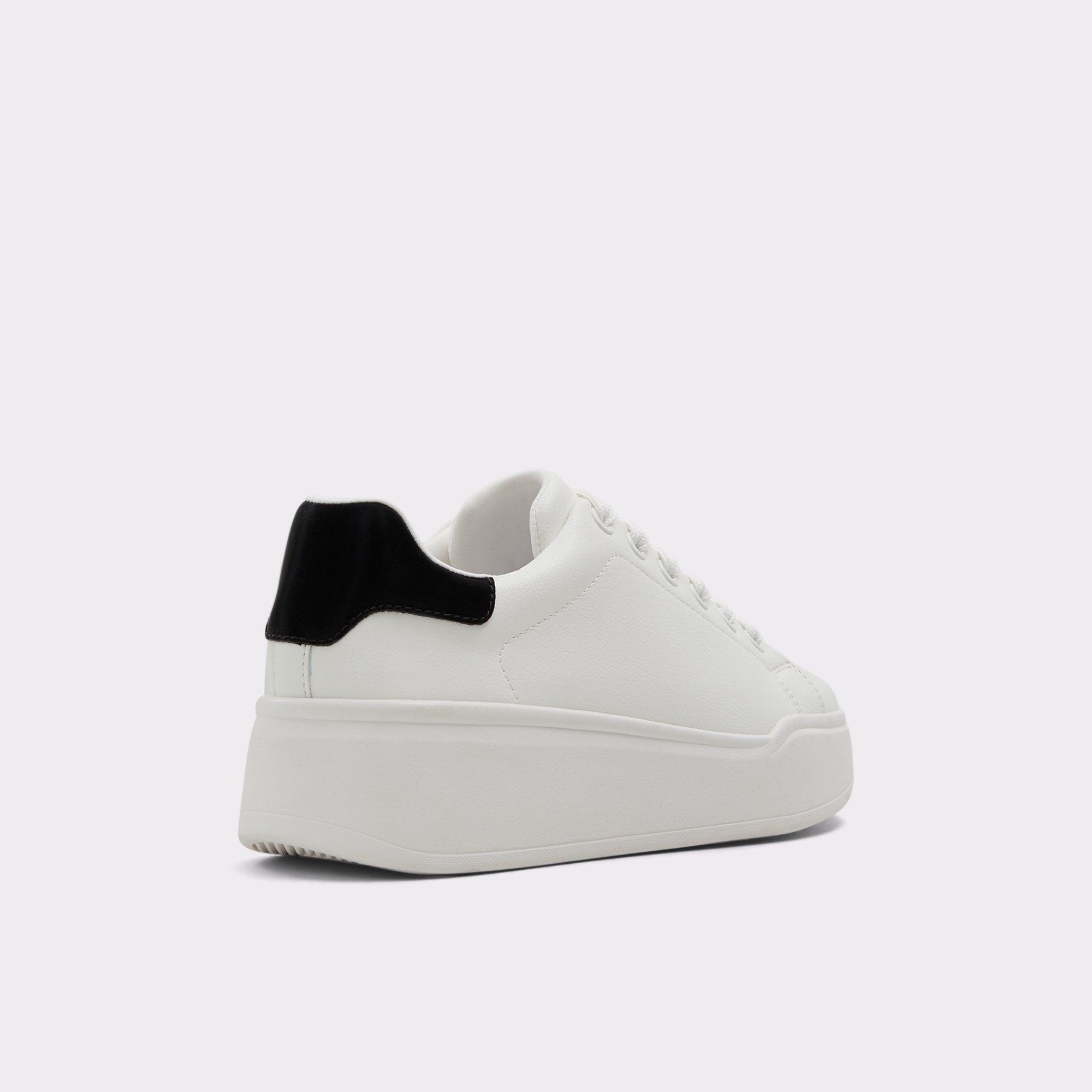 Halerenna White Combo Synthetic Smooth Women's Low top sneakers | ALDO US Product Image