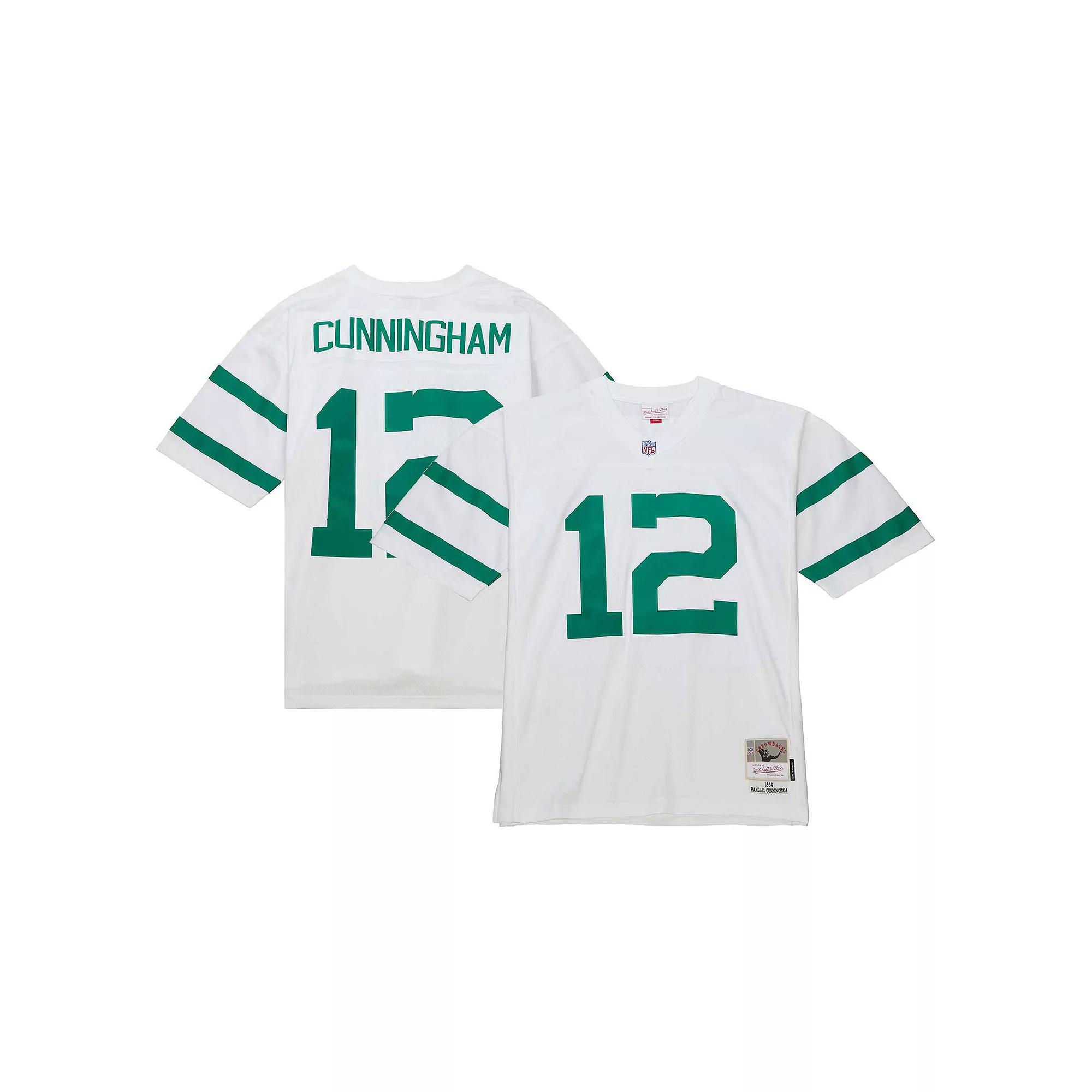 Men's Mitchell & Ness Randall Cunningham White Philadelphia Eagles 1994 Legacy Replica Jersey, Size: 3XL Product Image