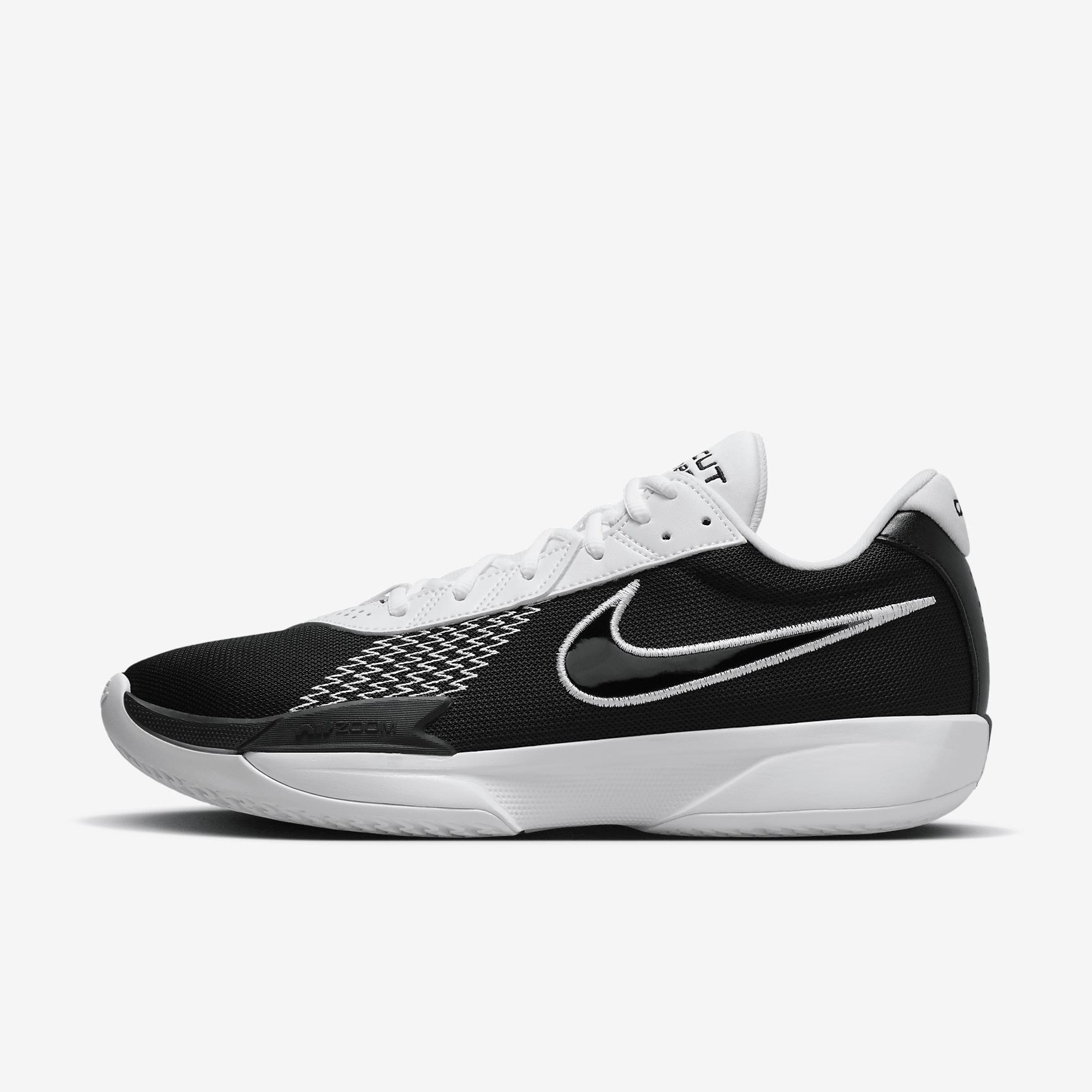 Nike Mens G. T. Cut Academy Basketball Shoes in White/Summit White/Anthracite Product Image