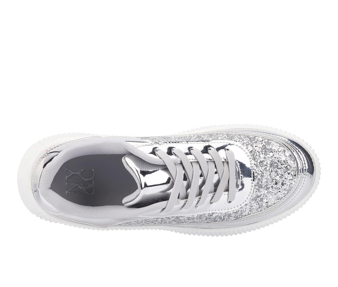 Women's New York and Company Tana Wedge Platform Sneakers Product Image