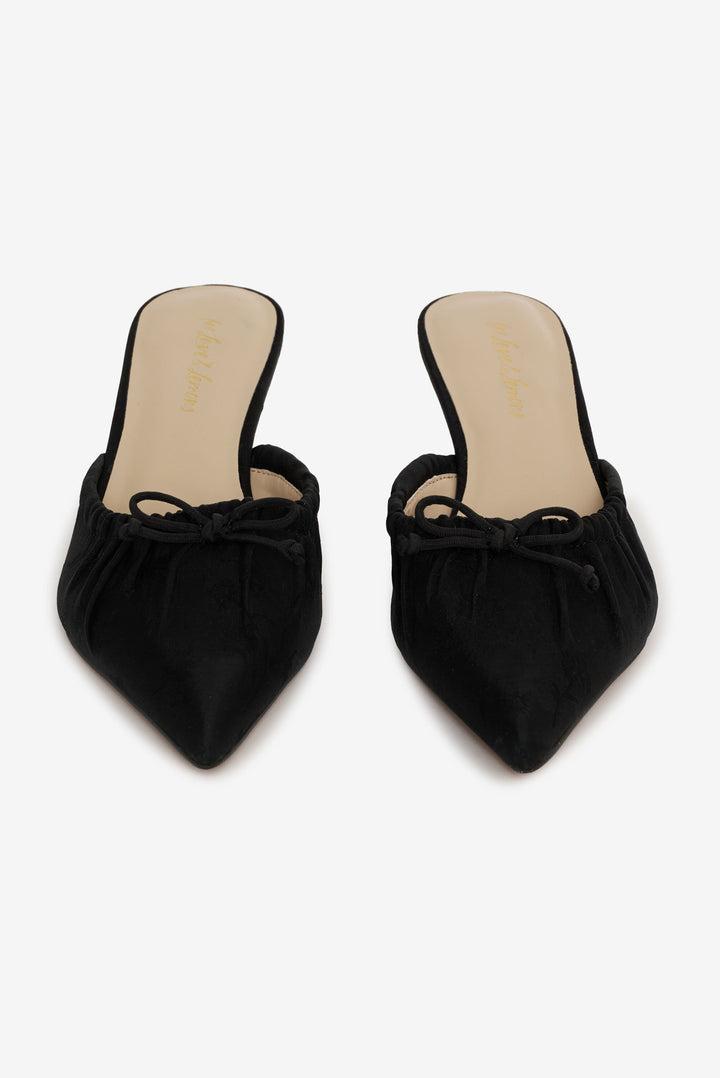 Colette Mule Heel — Black Product Image