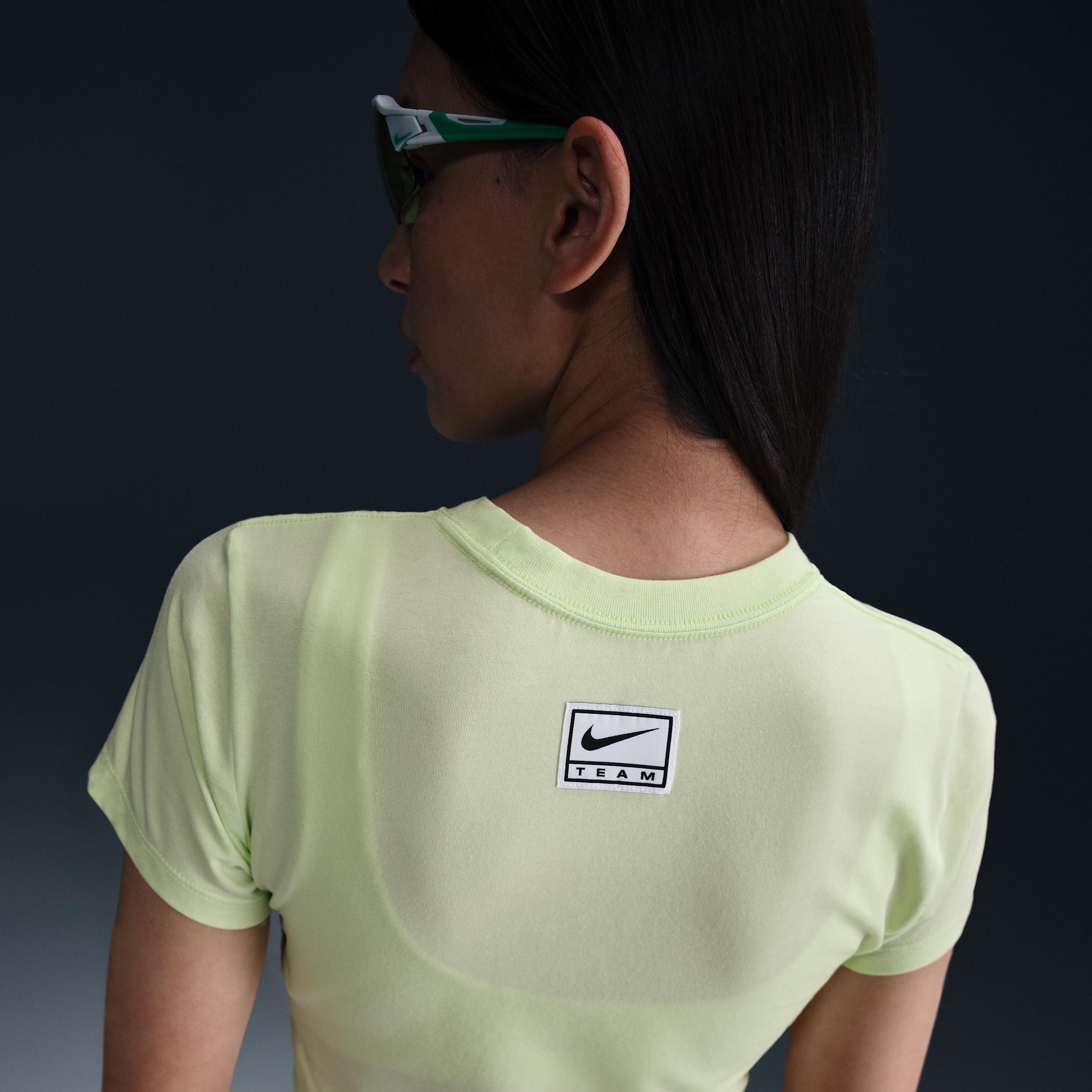 Womens Nike Sportswear Slim Cropped T-Shirt | HQ1709-360 Product Image