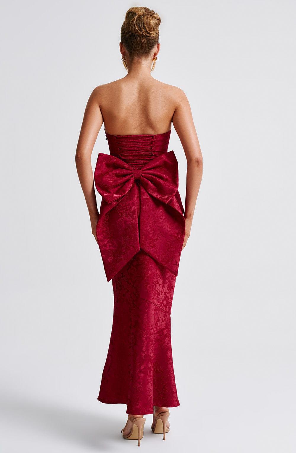 Felicity Maxi Dress - Red Product Image