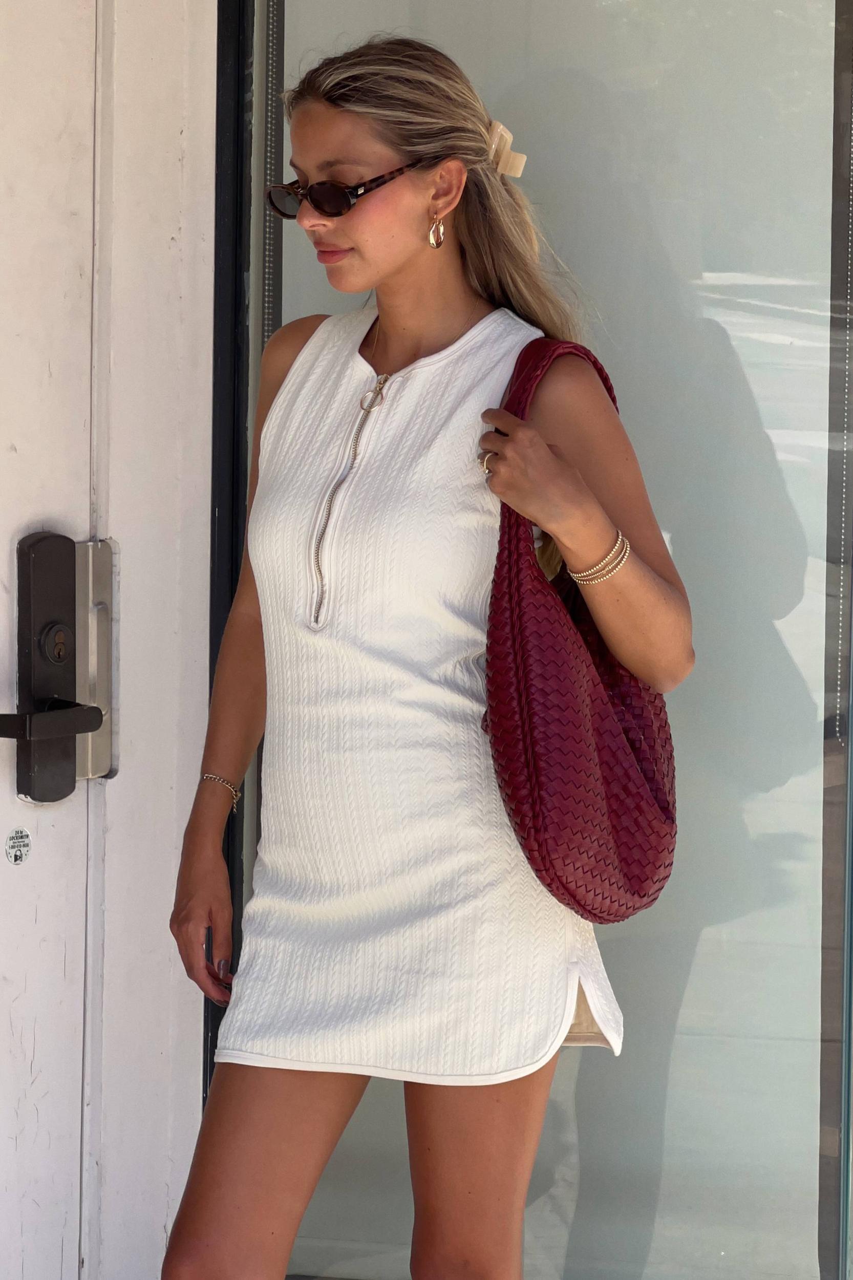 Matilda Dress Cream Cable Product Image