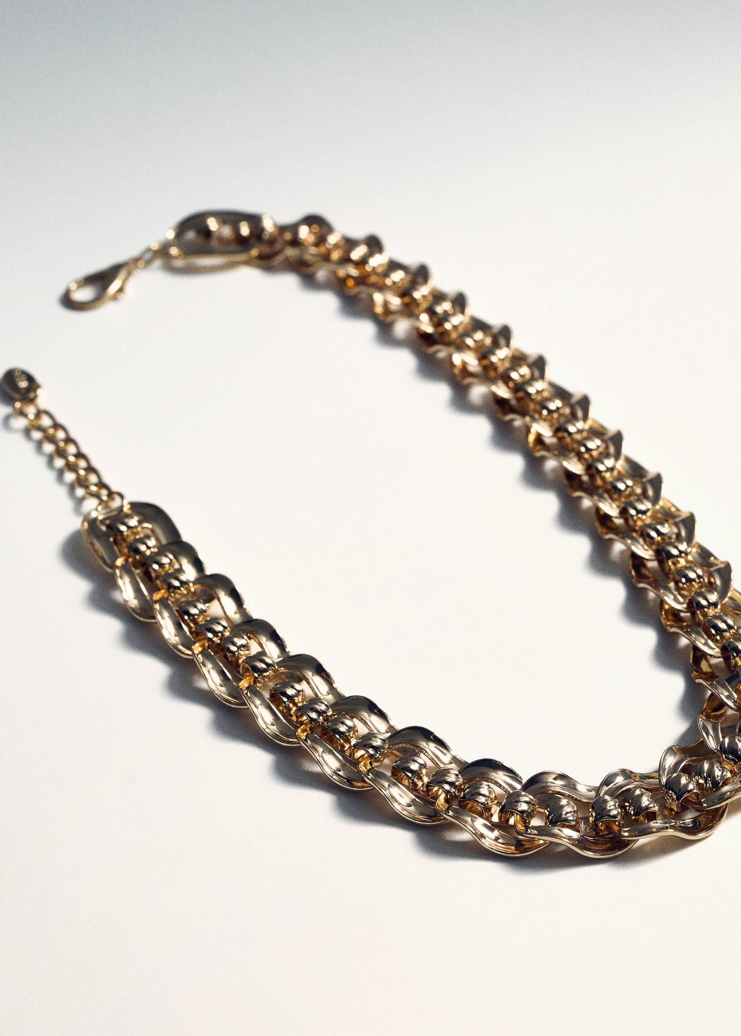 Link chain necklace - Women | MANGO USA Product Image