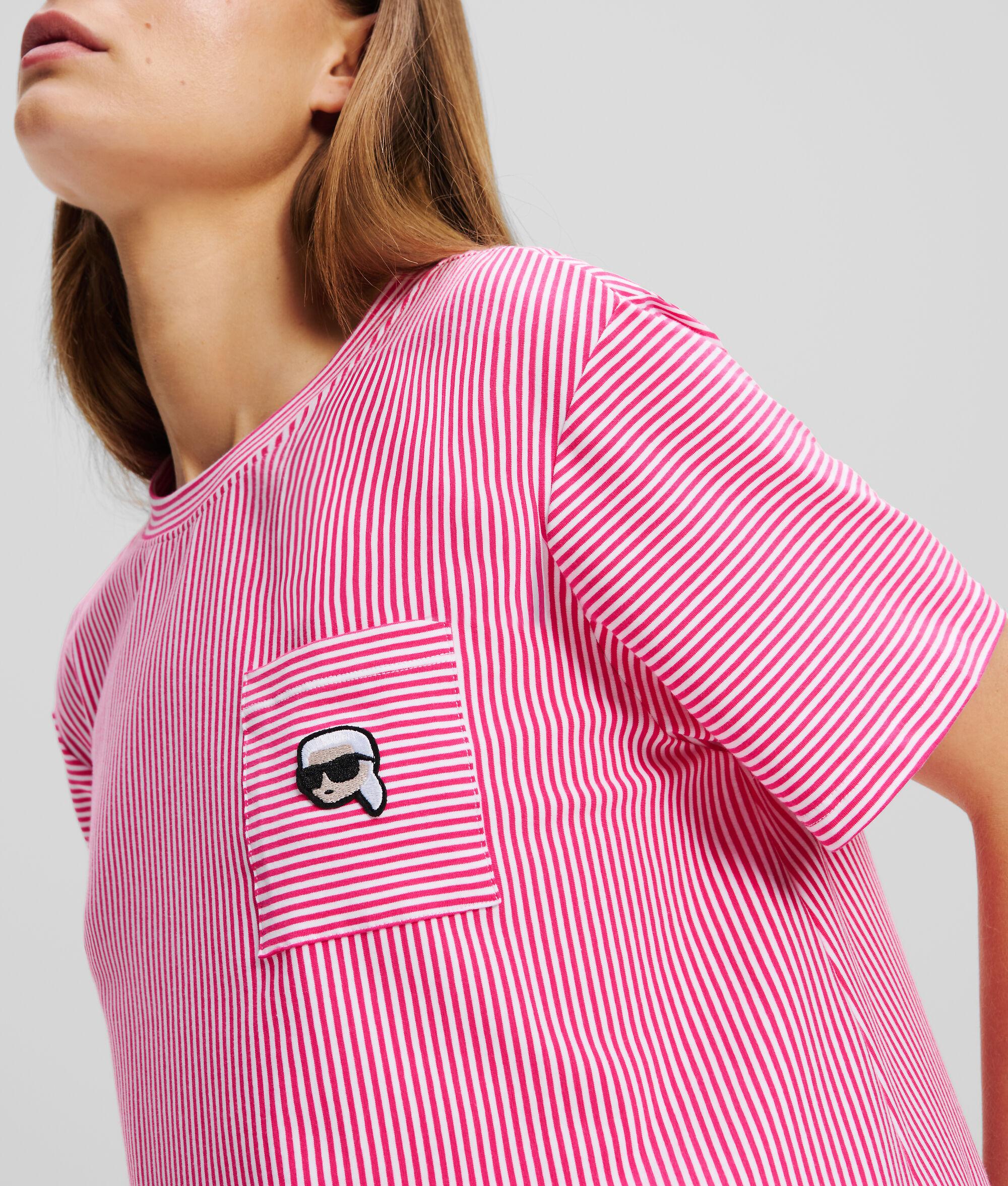 IKON STRIPED PAJAMA DRESS Product Image