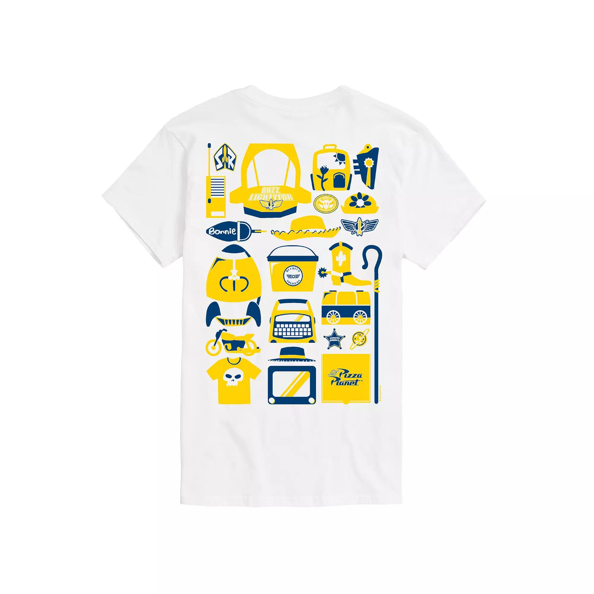 Men's Disney / Pixar's Toy Story Icon Grid Graphic Tee,  Product Image