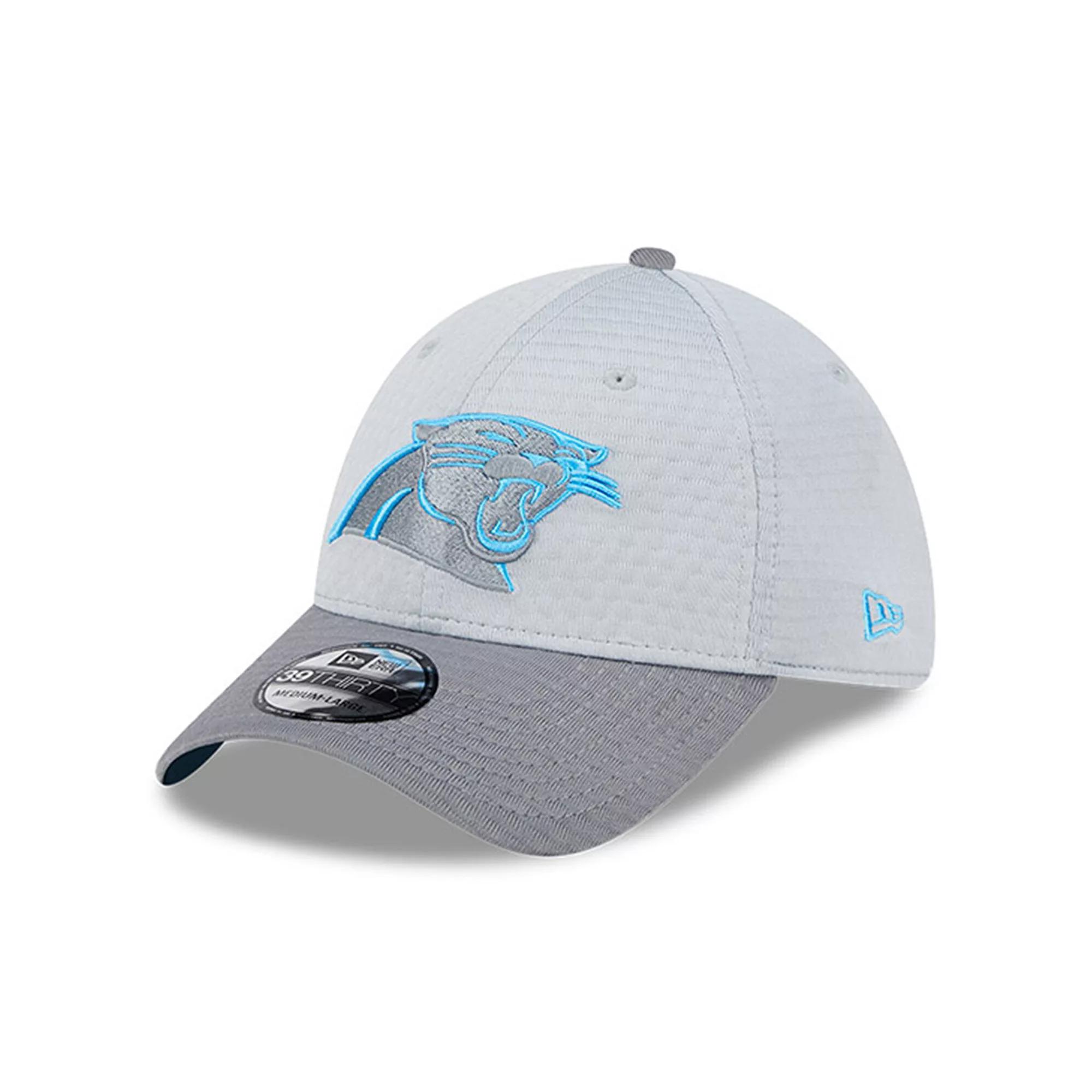 Men's New Era Gray Carolina Panthers 2024 NFL Training Camp 39THIRTY Flex Hat, Size: Medium/Large, Grey Product Image