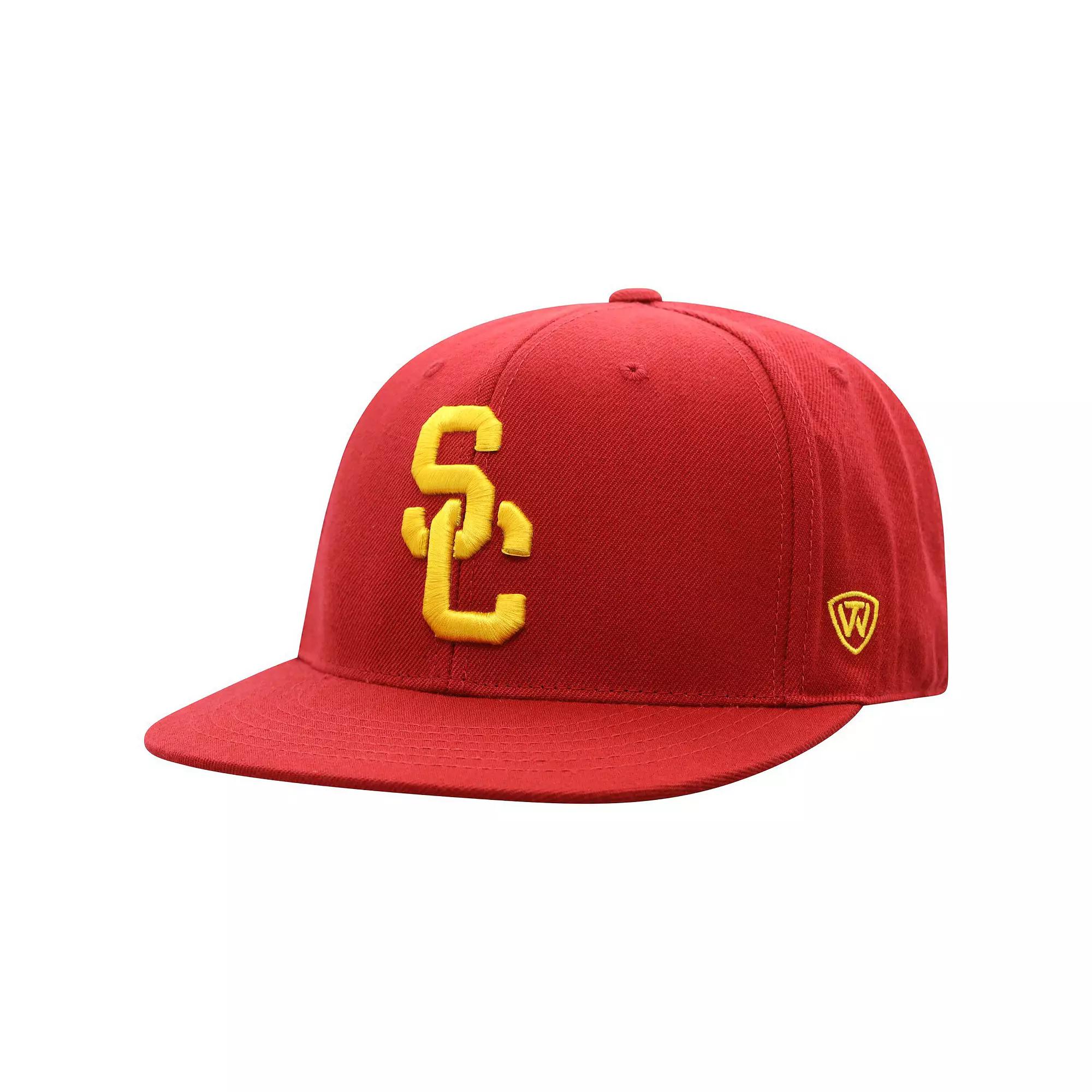 Men's Top of the World Cardinal USC Trojans Team Color Fitted Hat,  Product Image