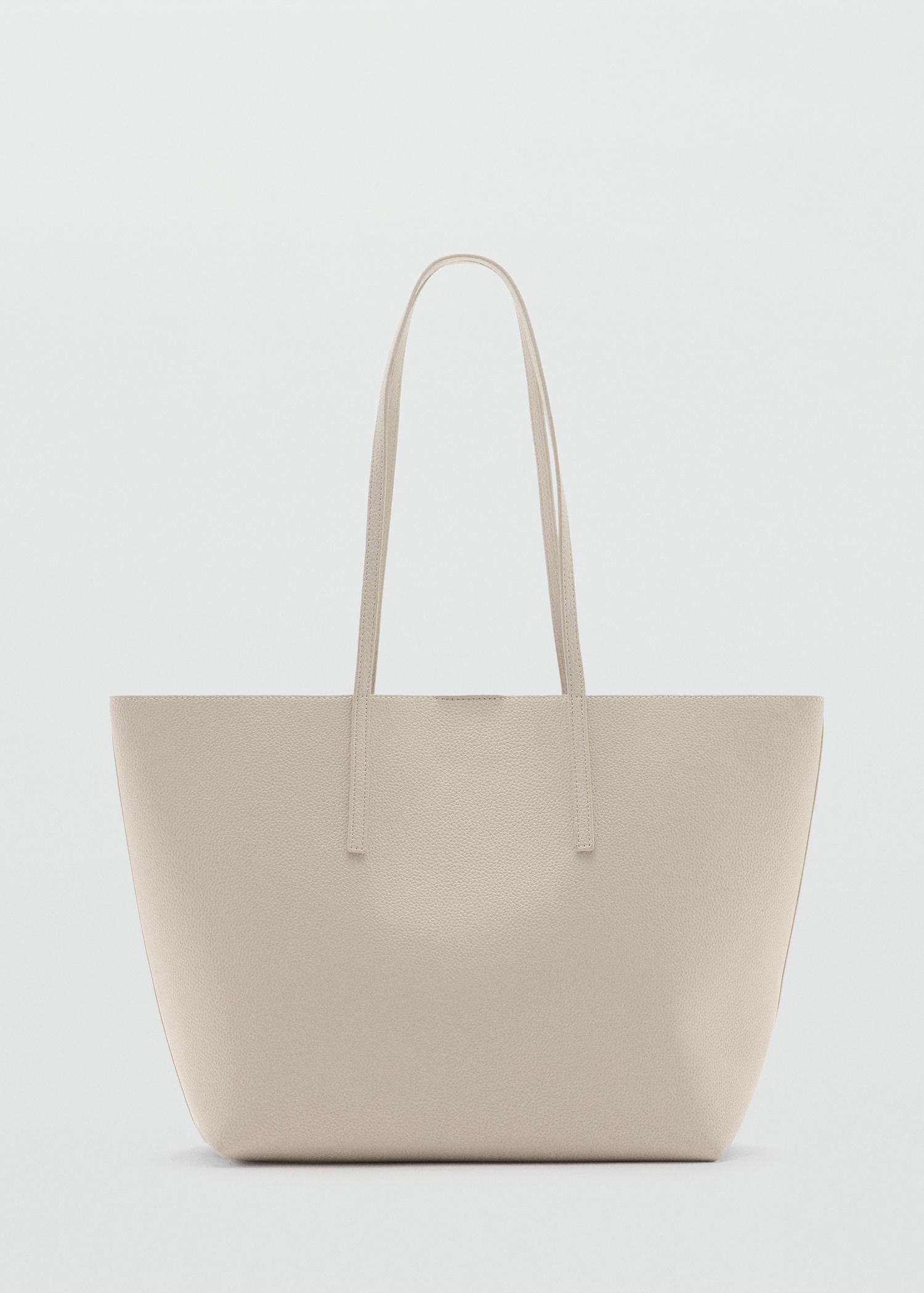 Pebbled effect shopper bag - Women | MANGO USA Product Image