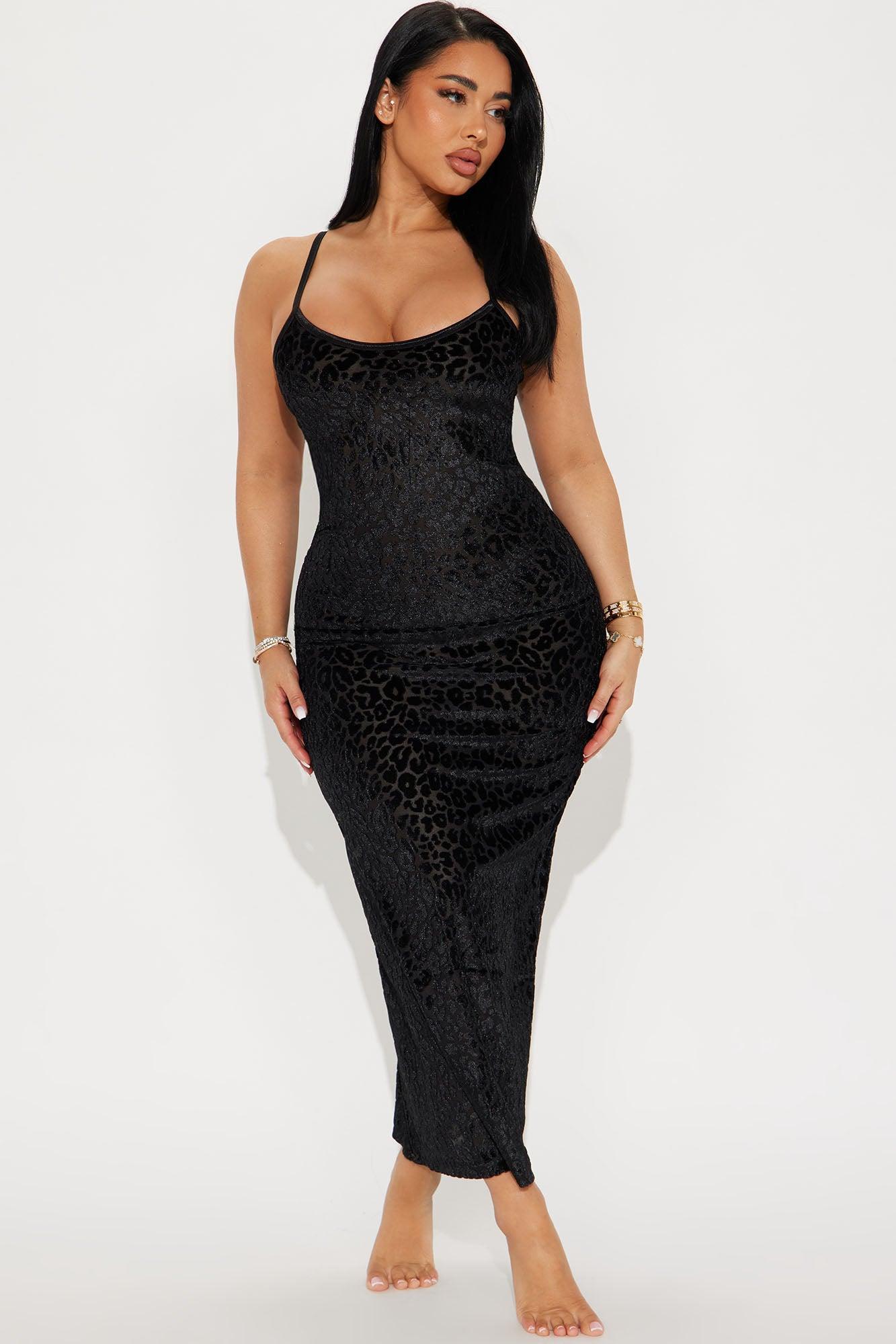 Prowl Tonight Maxi PJ Sleep Dress - Black Product Image