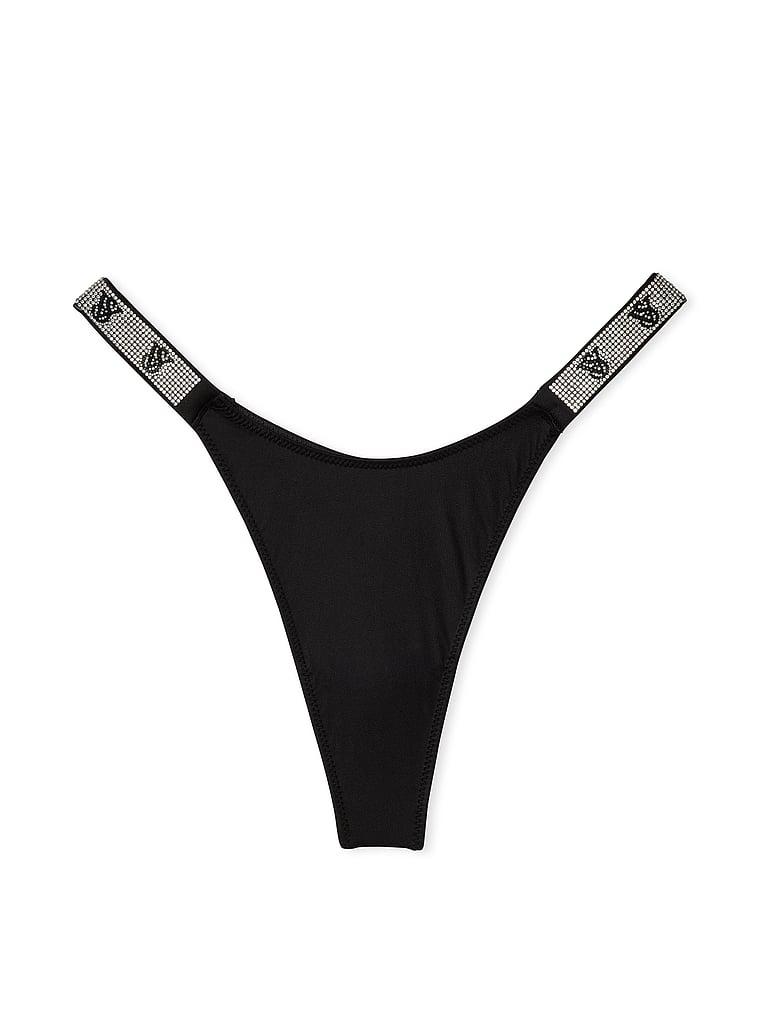 Shine Strap Thong Panty Product Image