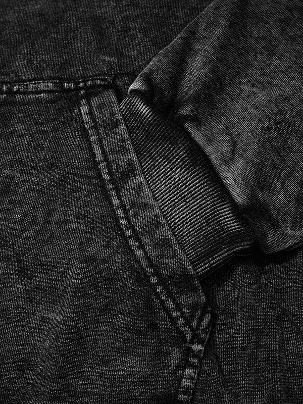 Sopula Vintage Our Lady Of Guadalupe Graphic Acid Washed Oversized Hoodie Product Image