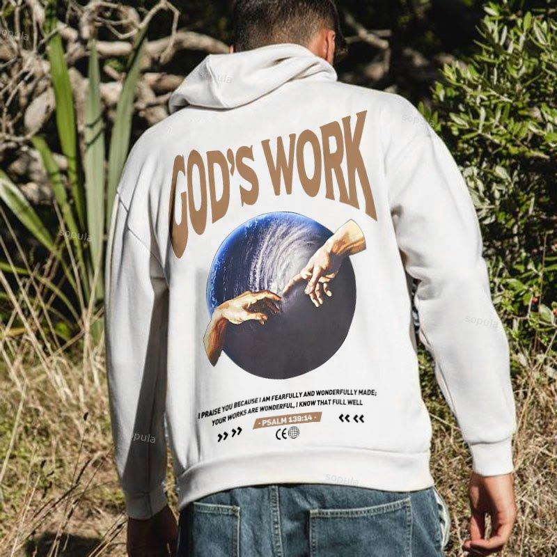 Sopula God With Us Graphic Hoodie Product Image