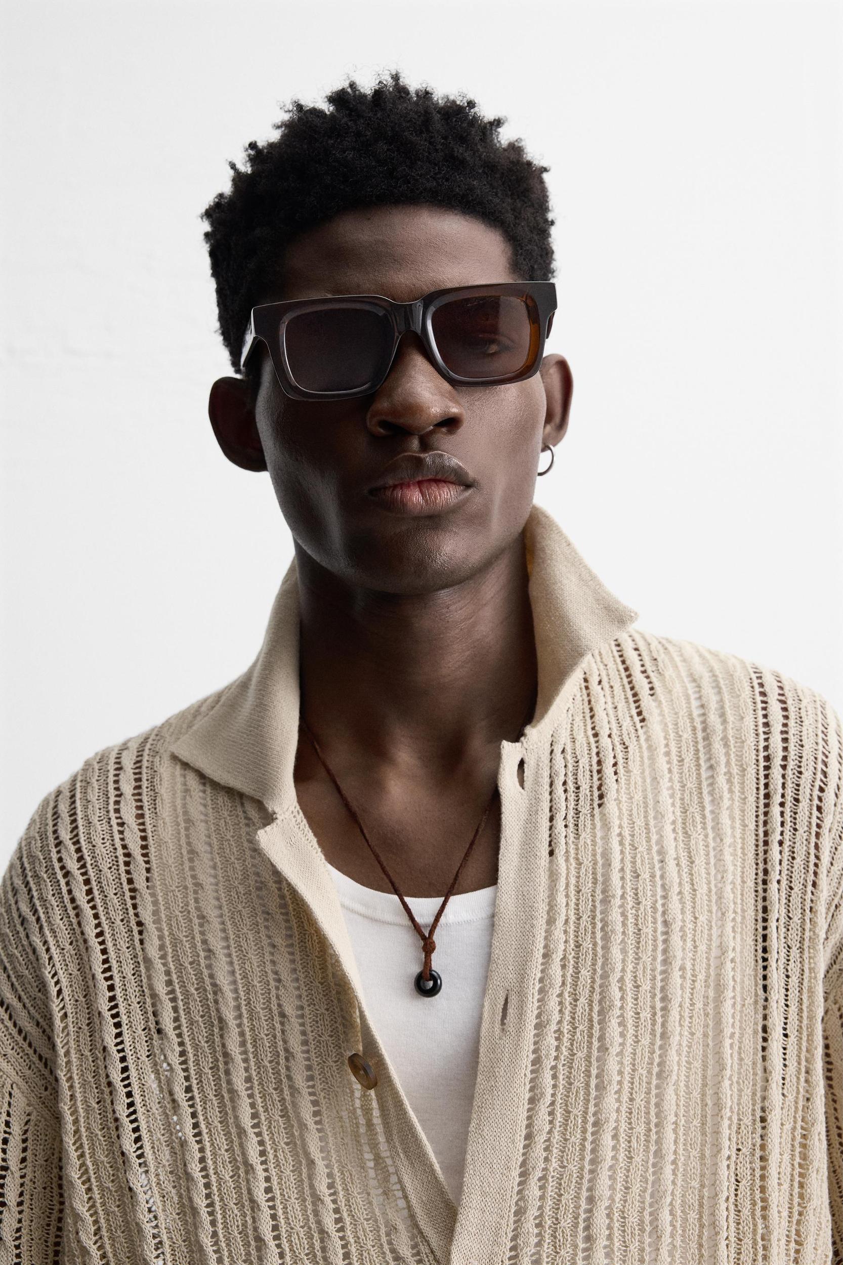 KNIT LACE SHIRT Product Image