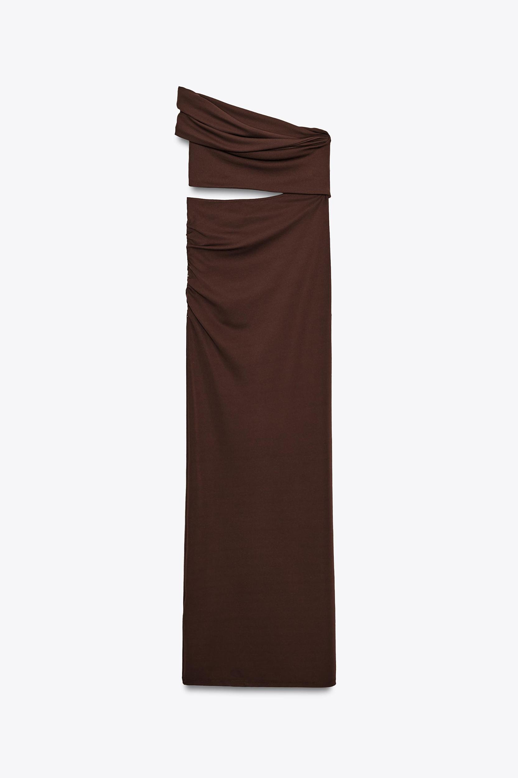 ASYMMETRIC CUT OUT MAXI DRESS Product Image