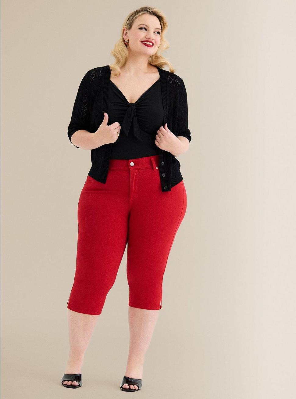 Retro Chic Pointelle Cardigan Product Image