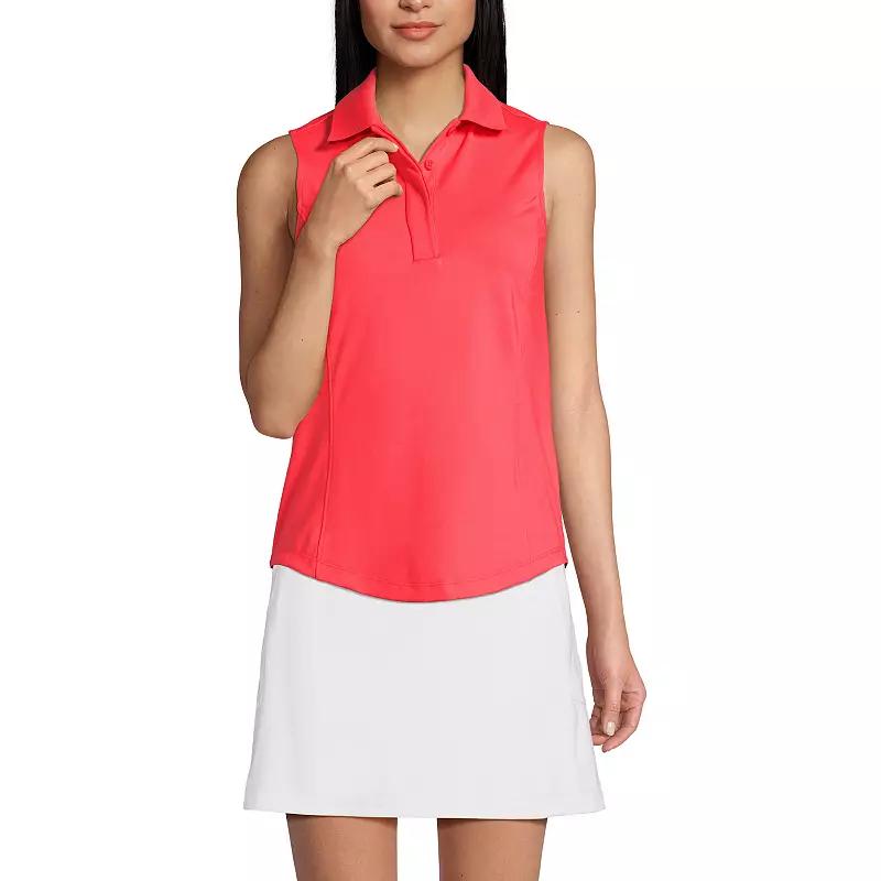 Women's Lands' End High Impact Polo Tank,  Product Image