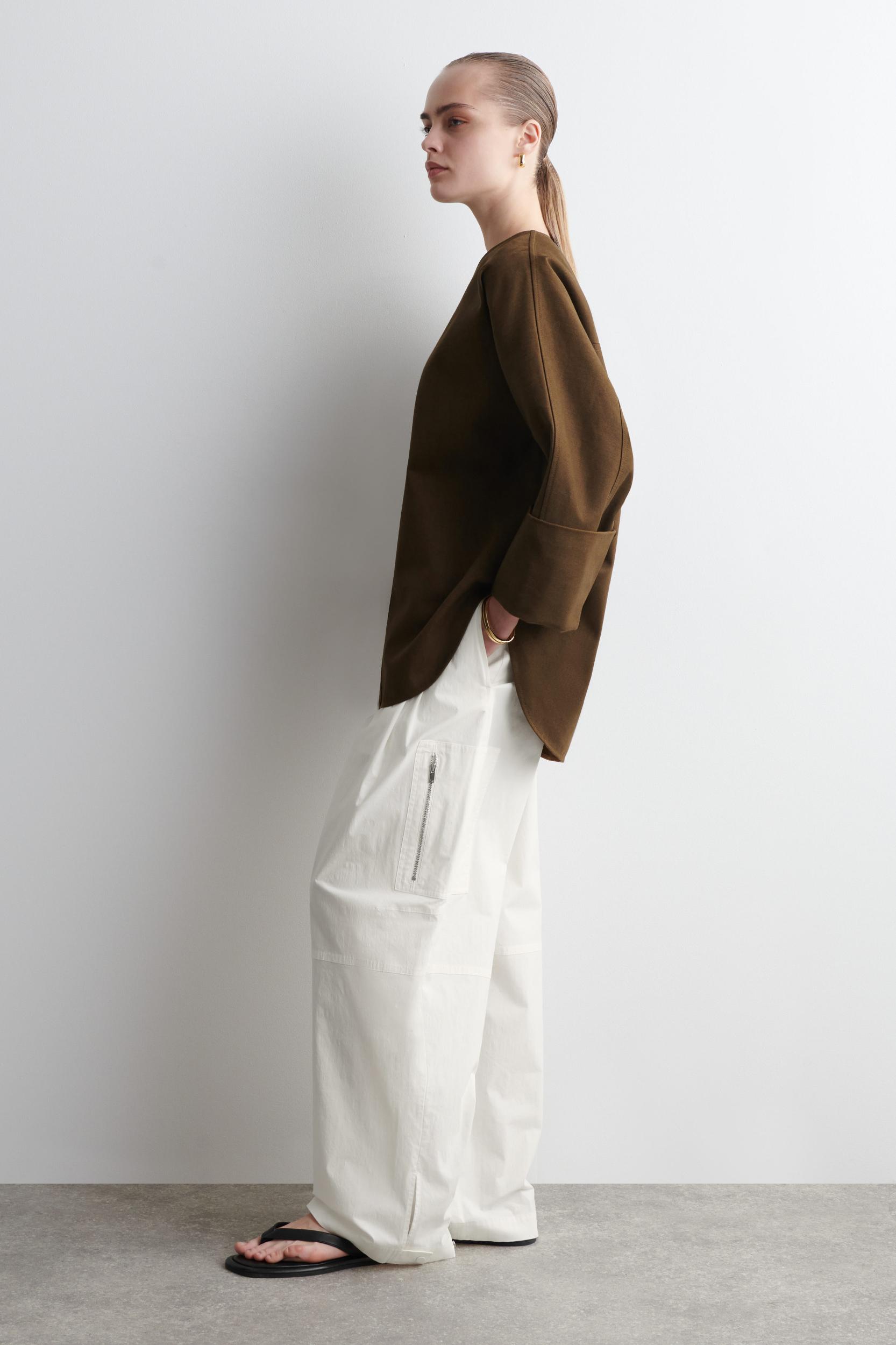 OVERSIZED DENIM TOP Product Image