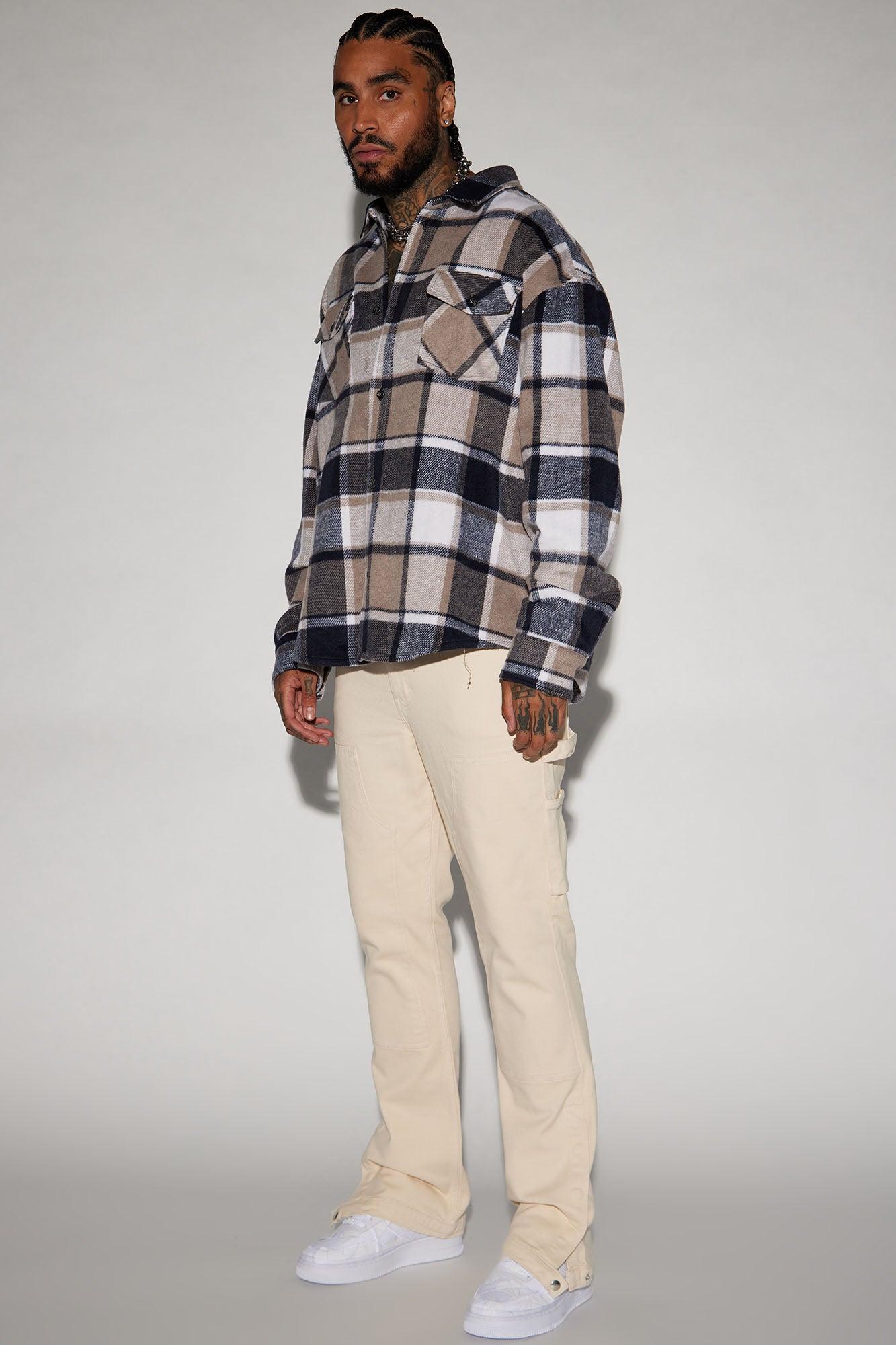 Indestructible Slim Flare Carpenter Pants - Cream Product Image