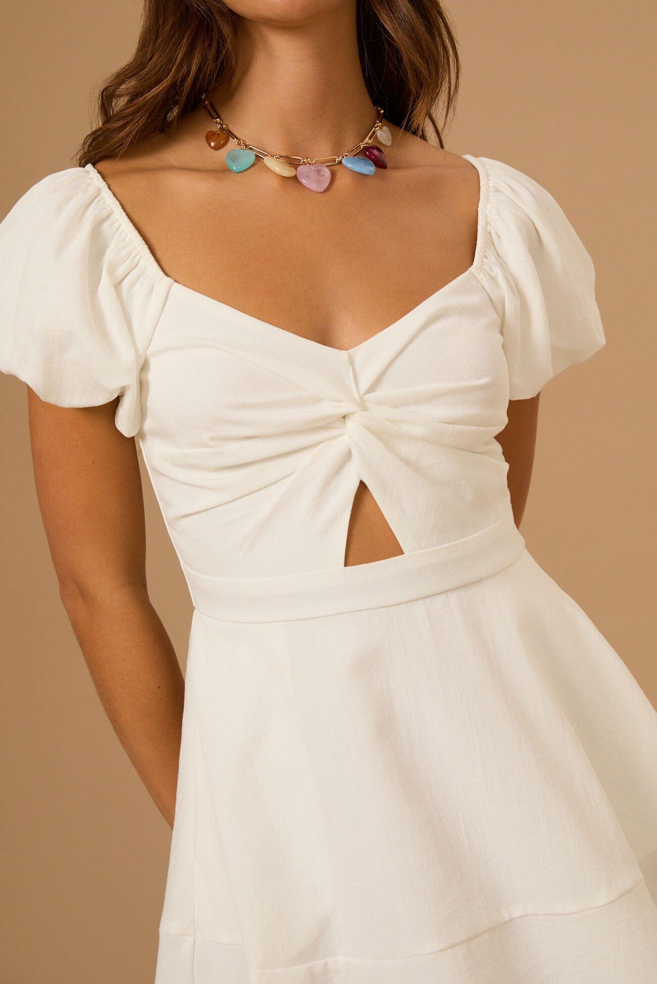 Carinna Knot Mini Dress Product Image