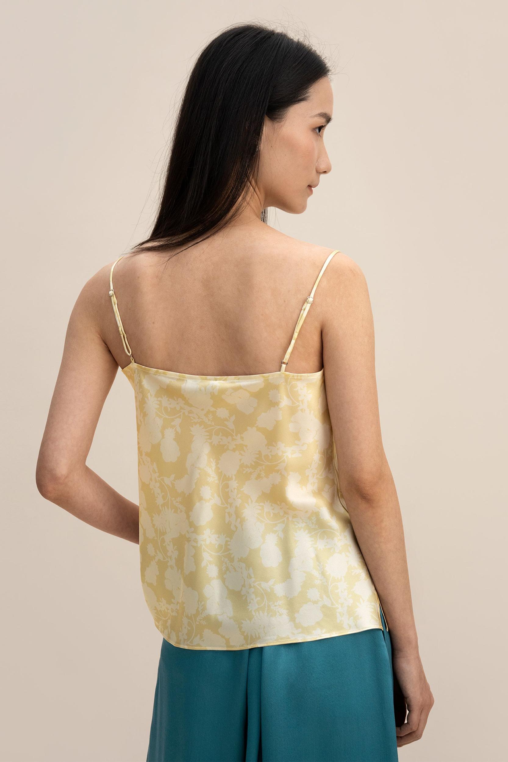 Shadow Print Cowl Neck Cami Product Image