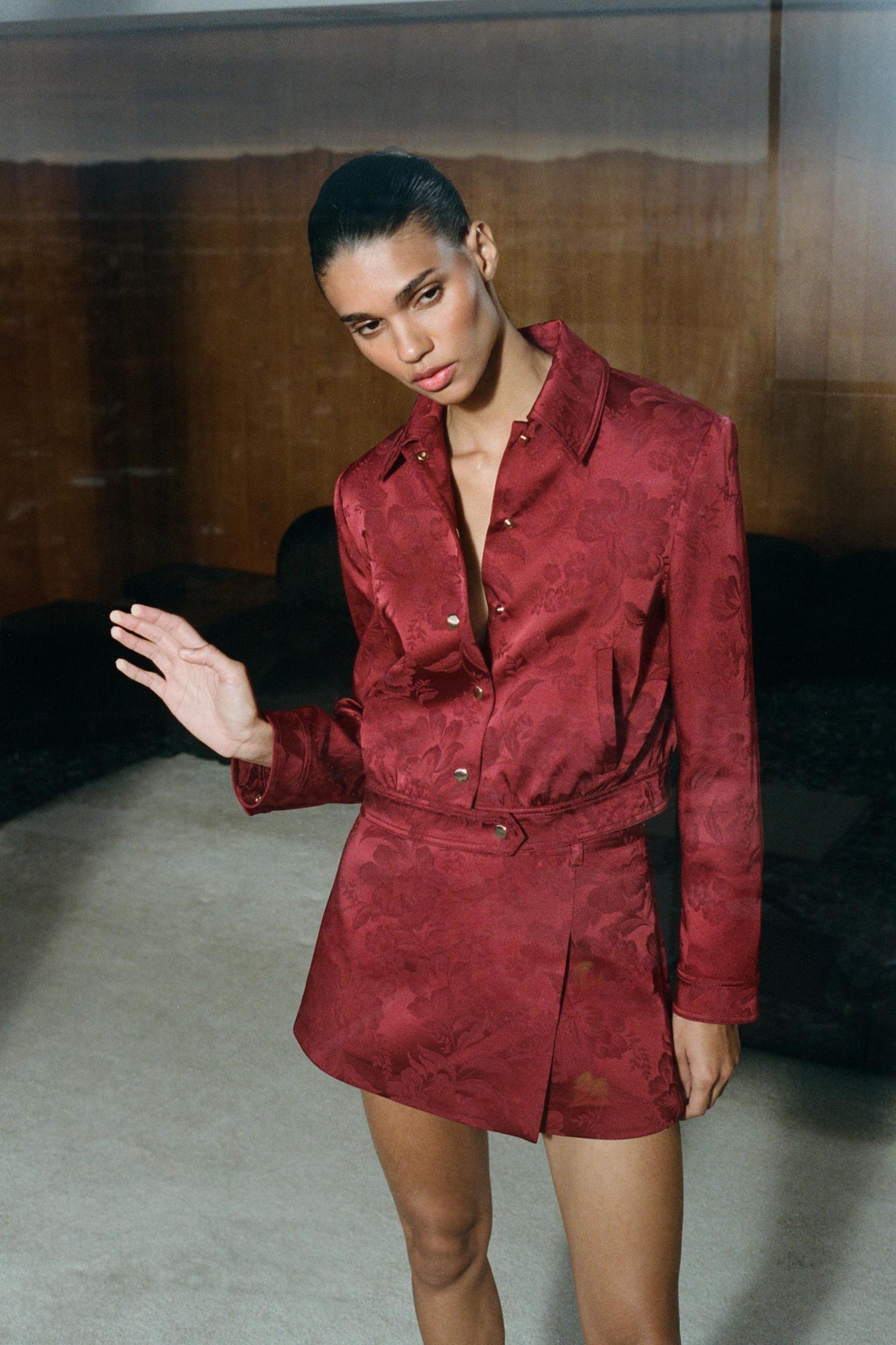 JACQUARD BOMBER JACKET Product Image