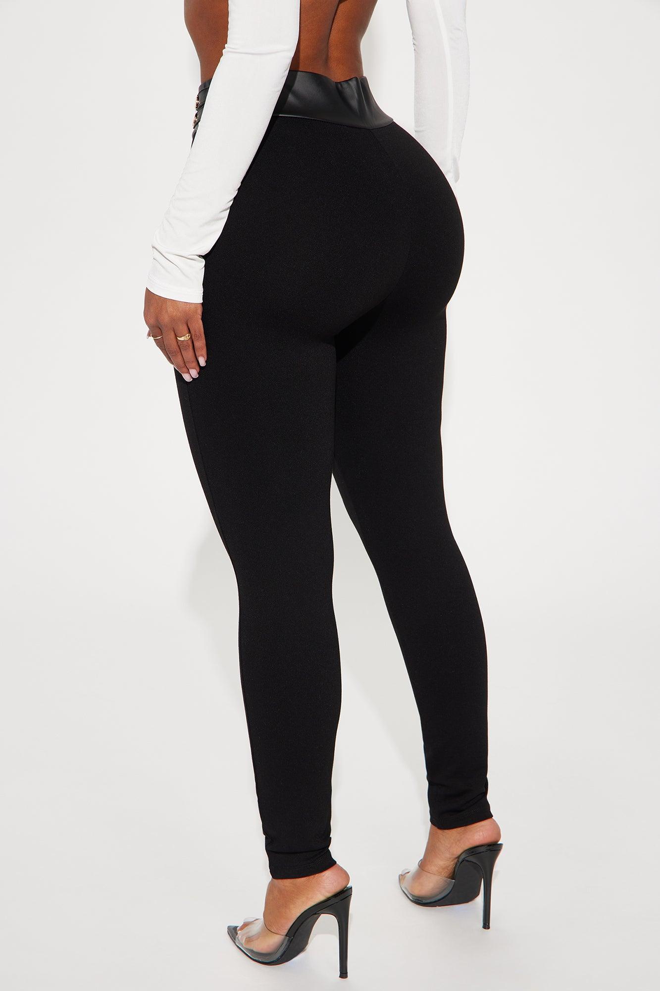 Kendra Ponte Leggings - Black Product Image