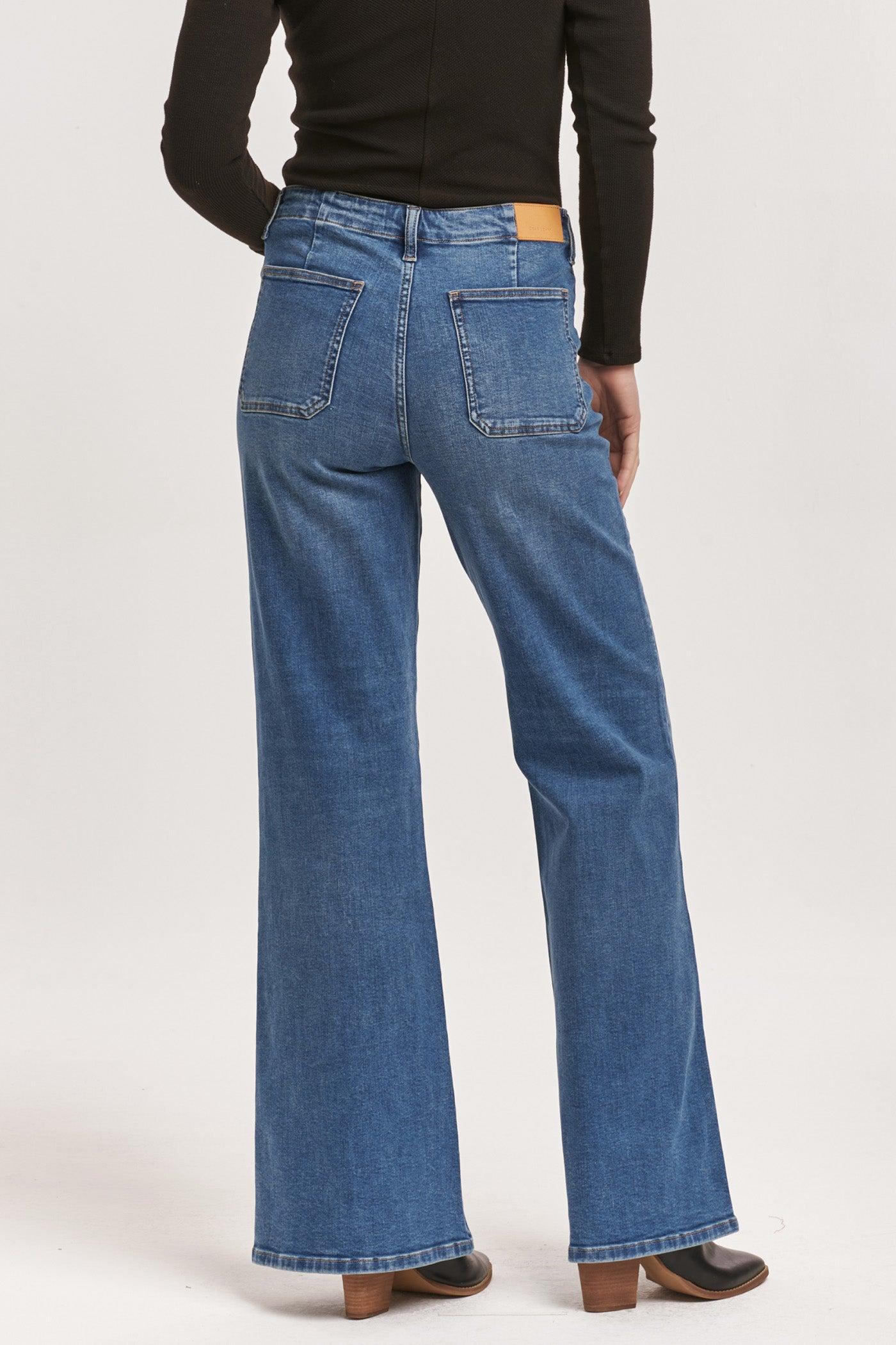 James Super High Rise Wide Leg Jean Product Image