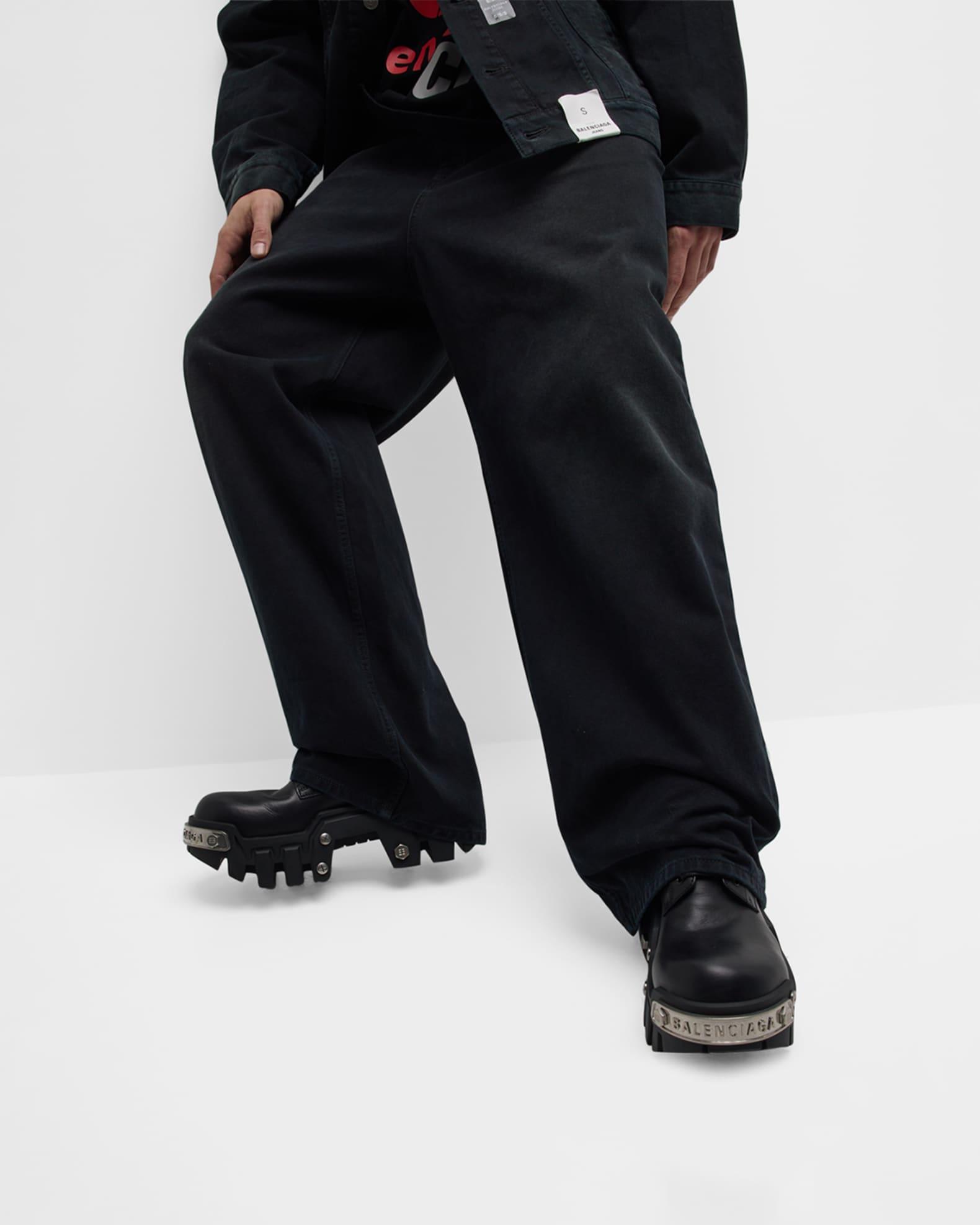 Men's Bulldozer Platform Lace-Up Boots Product Image