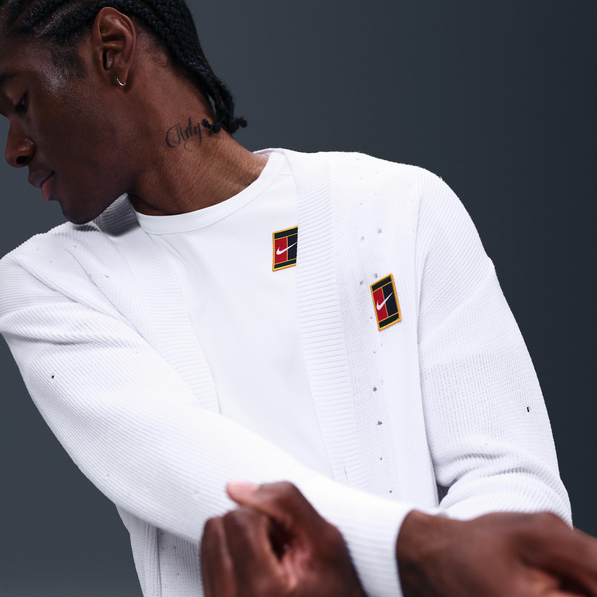 Nike Mens Court Slam Dri-FIT ADV Tennis Top | HM6710-353 Product Image