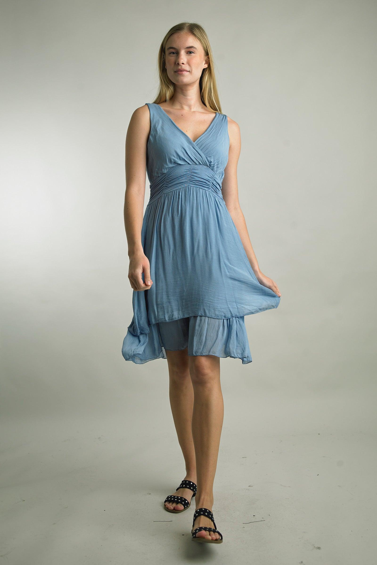 Layered Silk Dress Product Image