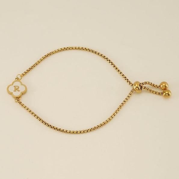 Clover Initial Bracelets Product Image