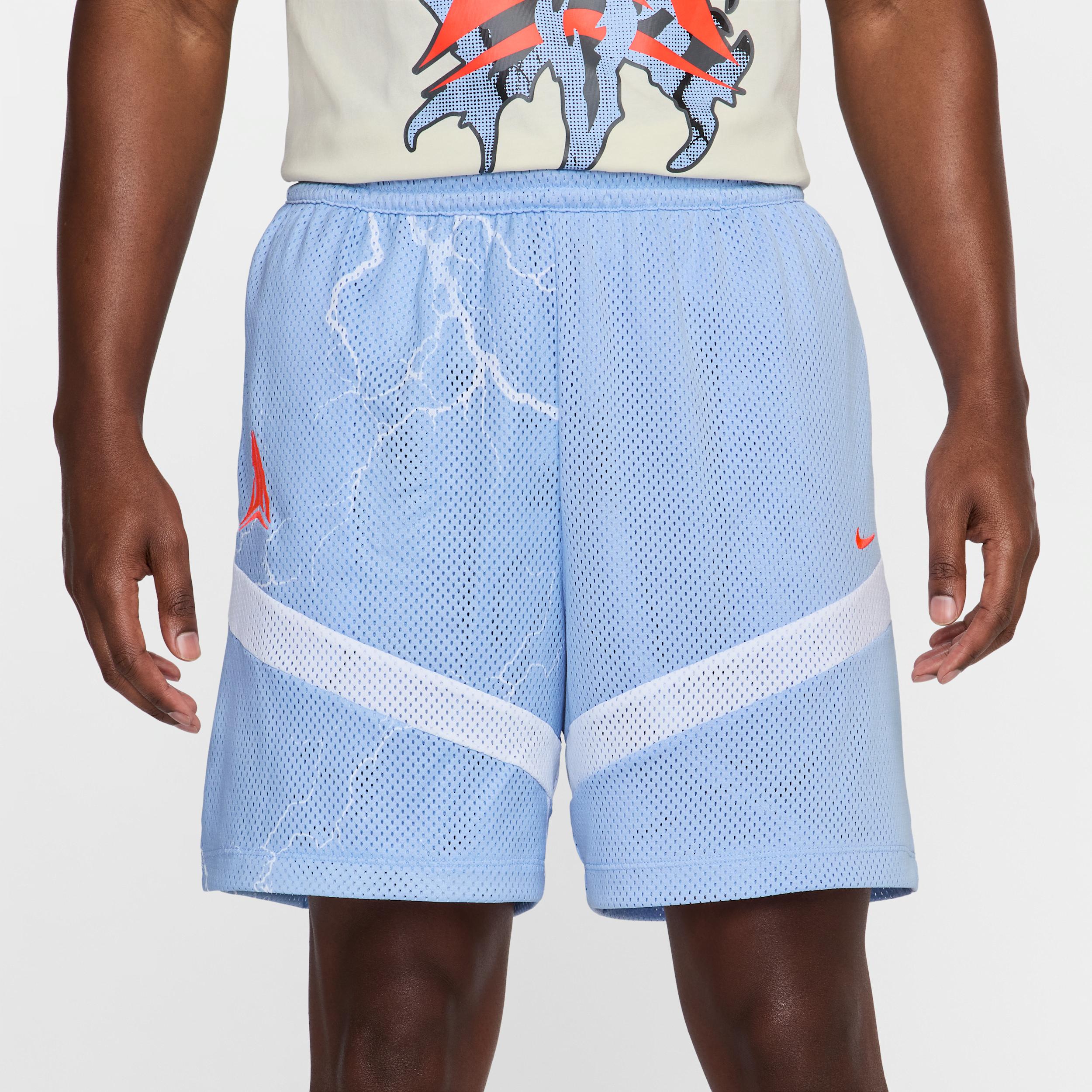 Nike Mens Nike Ja Dri-FIT Icon 6 Shorts - Mens Cobalt Bliss/White/Bright Crimson Product Image