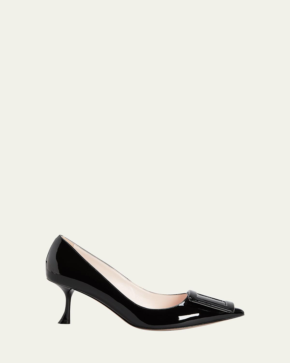 Womens 65MM Patent Leather Pumps Product Image
