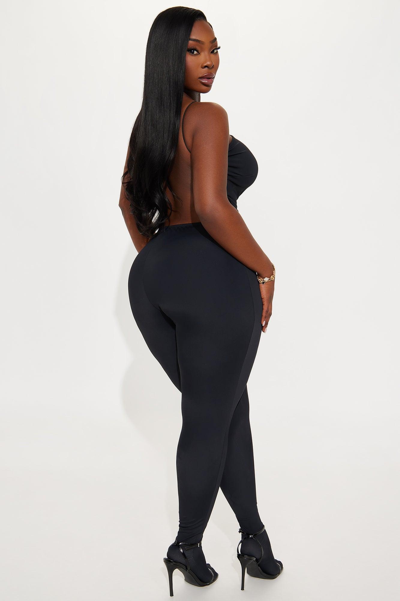 Isla Footed Skinny Jumpsuit - Black Female Product Image