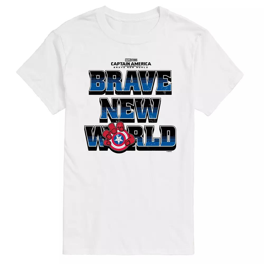 Men's Marvel Captain America Brave New World Graphic Tee,  Product Image