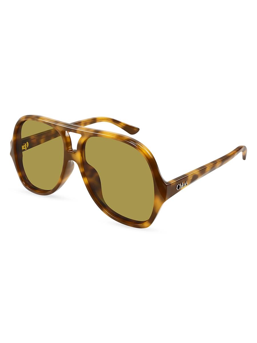Womens Salom 58MM Pilot Sunglasses Product Image