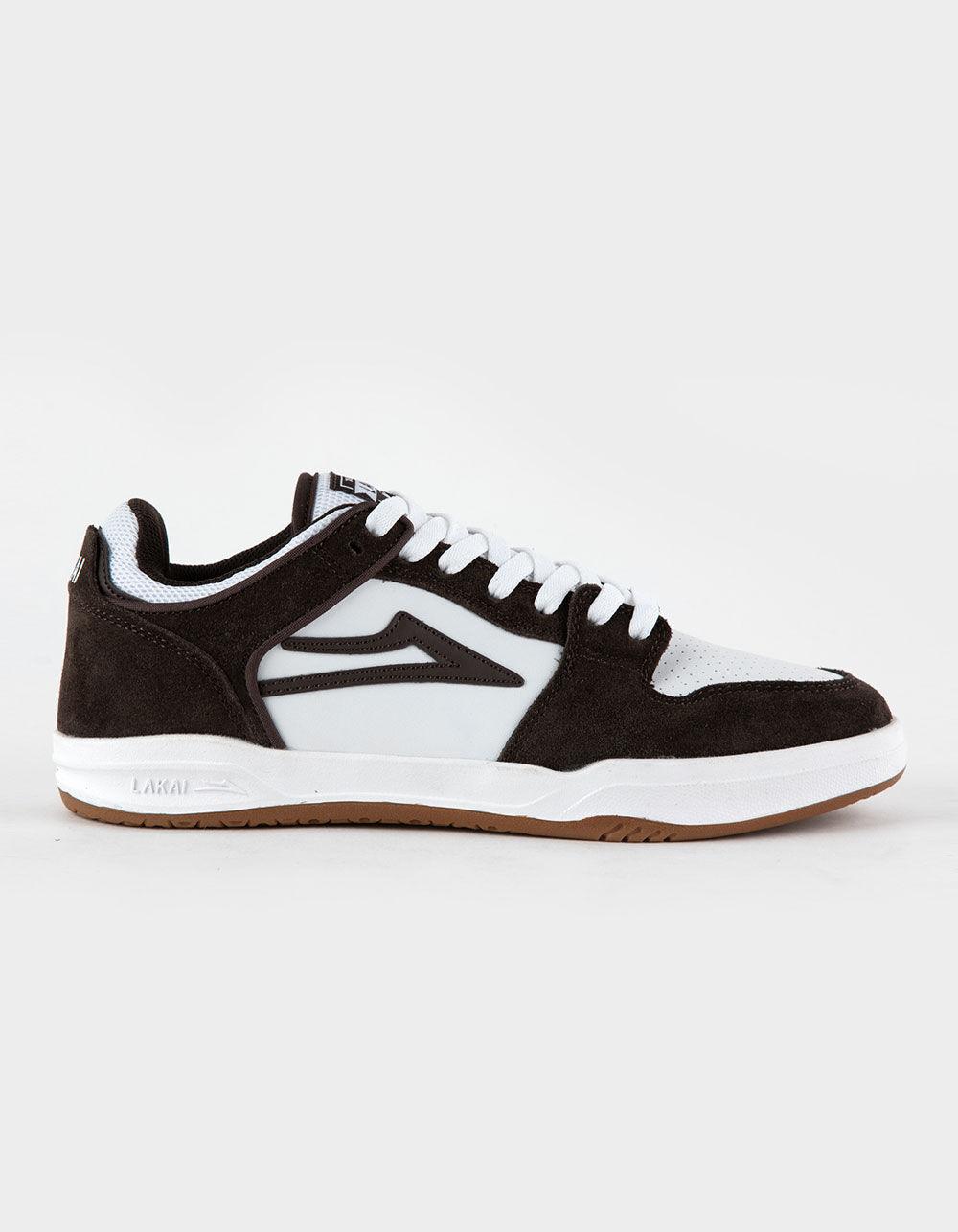 LAKAI Telford Low Mens Shoes - white brown Product Image