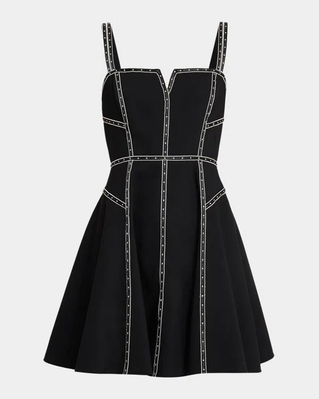 CINQ À SEPT Cinq A Sept Jelena Ribbon Embellished Dress In Multi Product Image