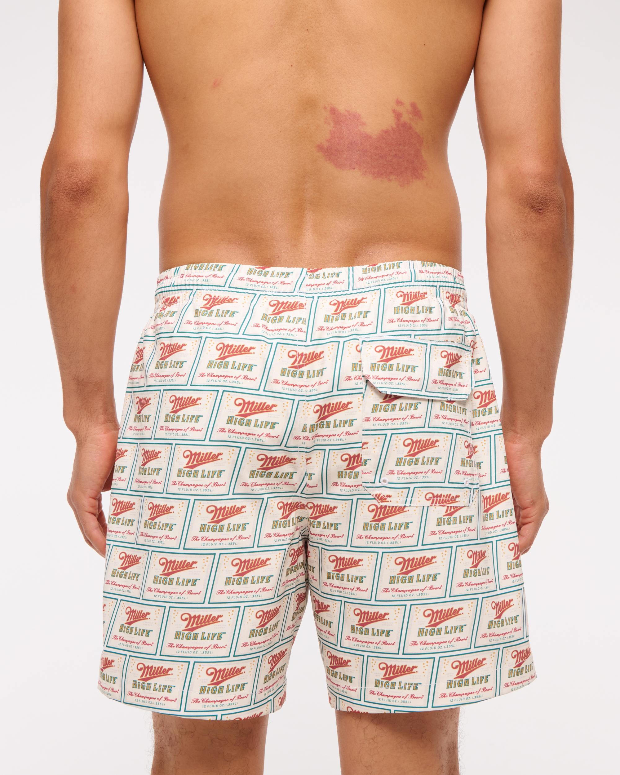 Pull-On Seersucker Swim Trunk Product Image