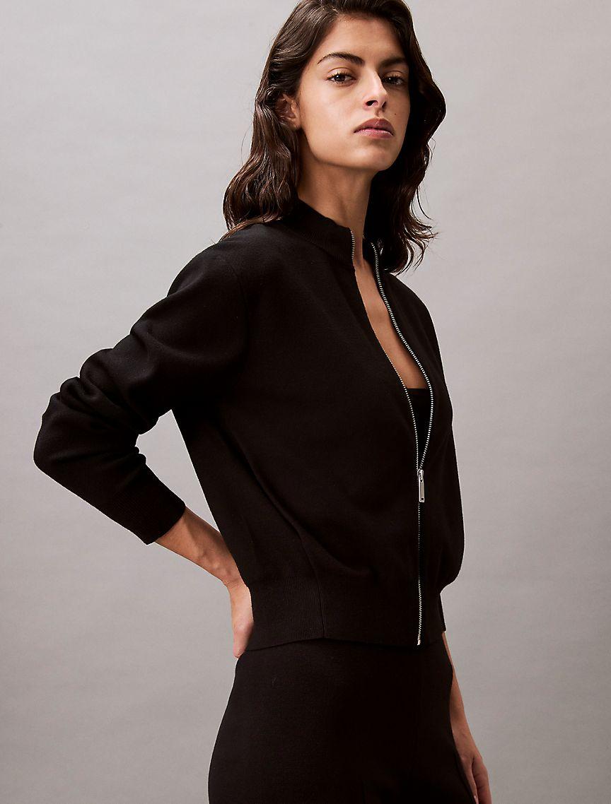 Tech Knit Bomber Jacket Product Image