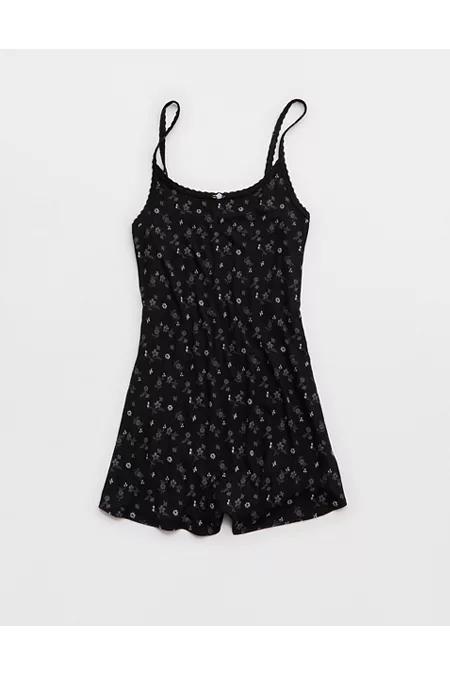 Aerie Real SoftÂ® Ribbed Romper Women's Product Image