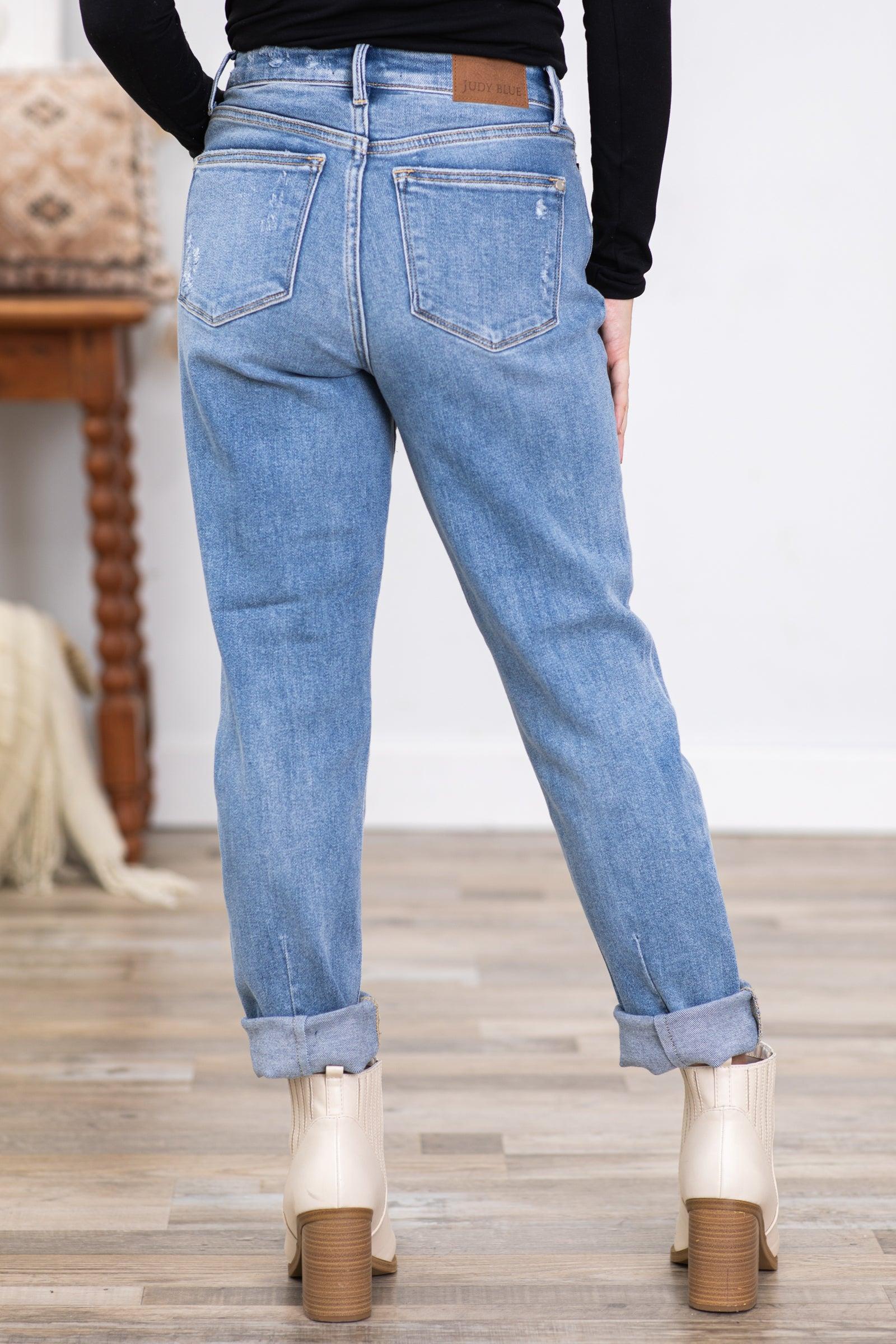 Judy Blue Lightly Distressed Slim Fit Jeans Product Image